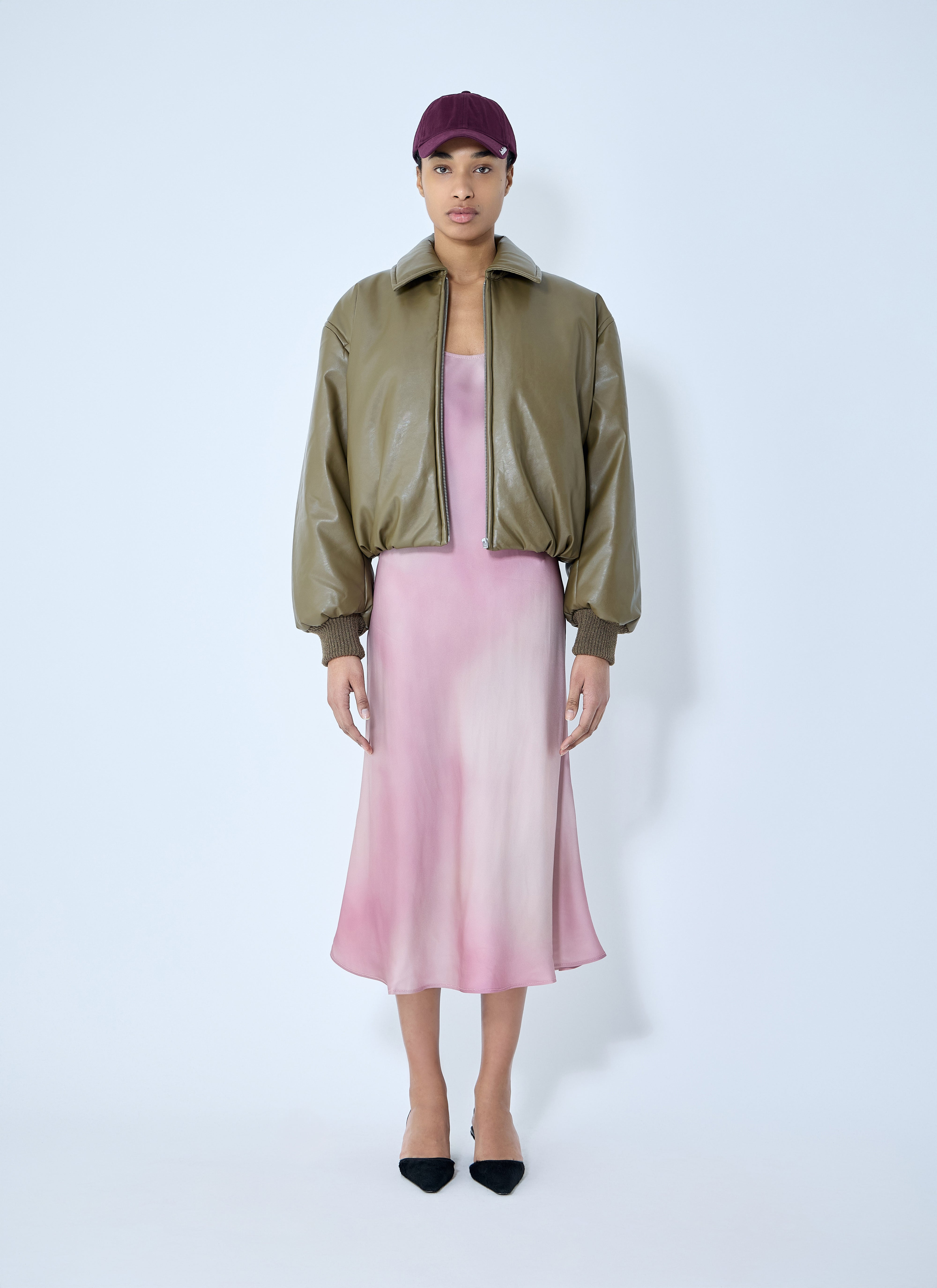 Acne Studios Women Coated Bomber Jacket - 2