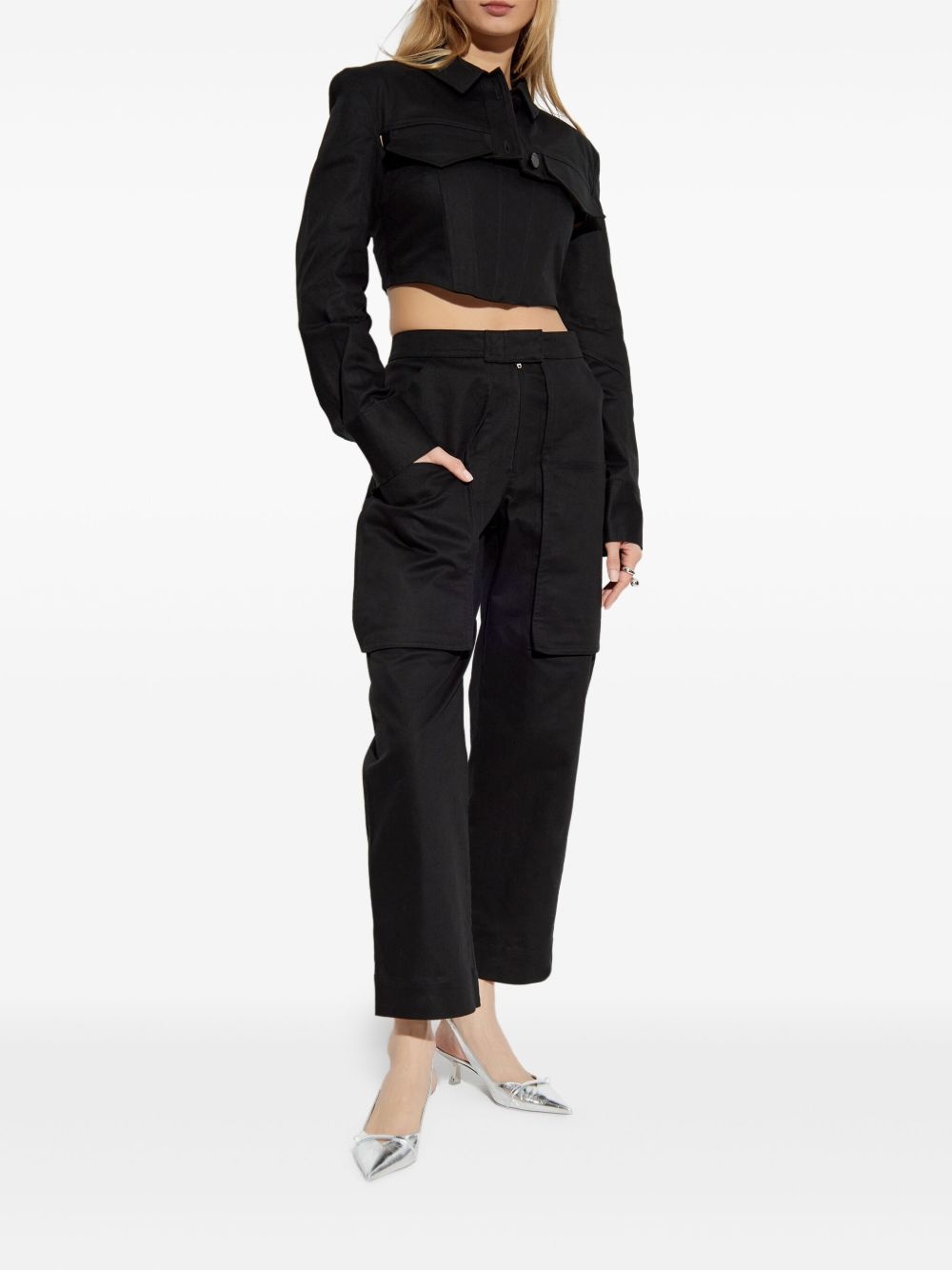cut-out blouse - 2
