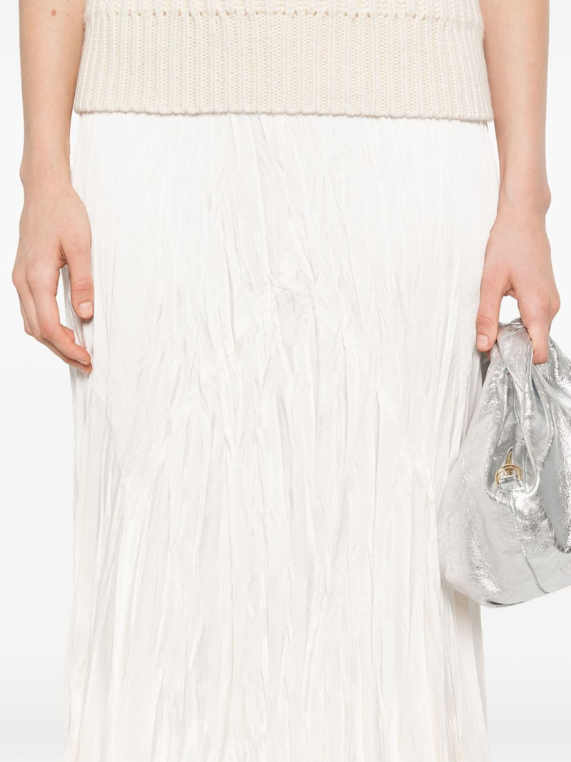 satin charmeuse midi skirt 5