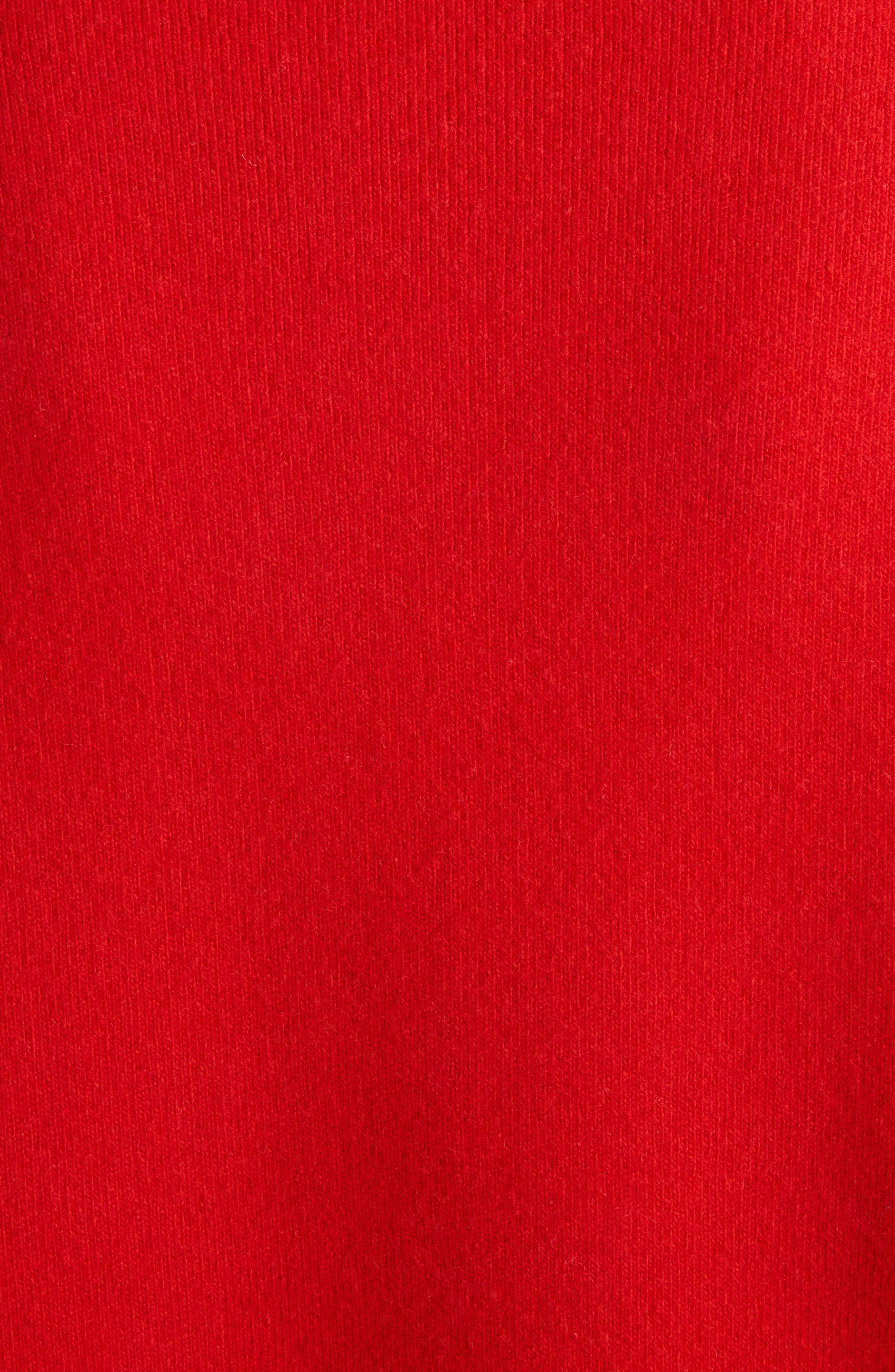 Jacquemus La Maille Vareuse Pallone Merino Wool & Cashmere Polo Sweater in Red at Nordstrom - 6