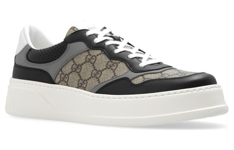 Gucci Monogram Street Style Logo Sneakers 'Beige Black' 669582-UPGA0-1080 - 2