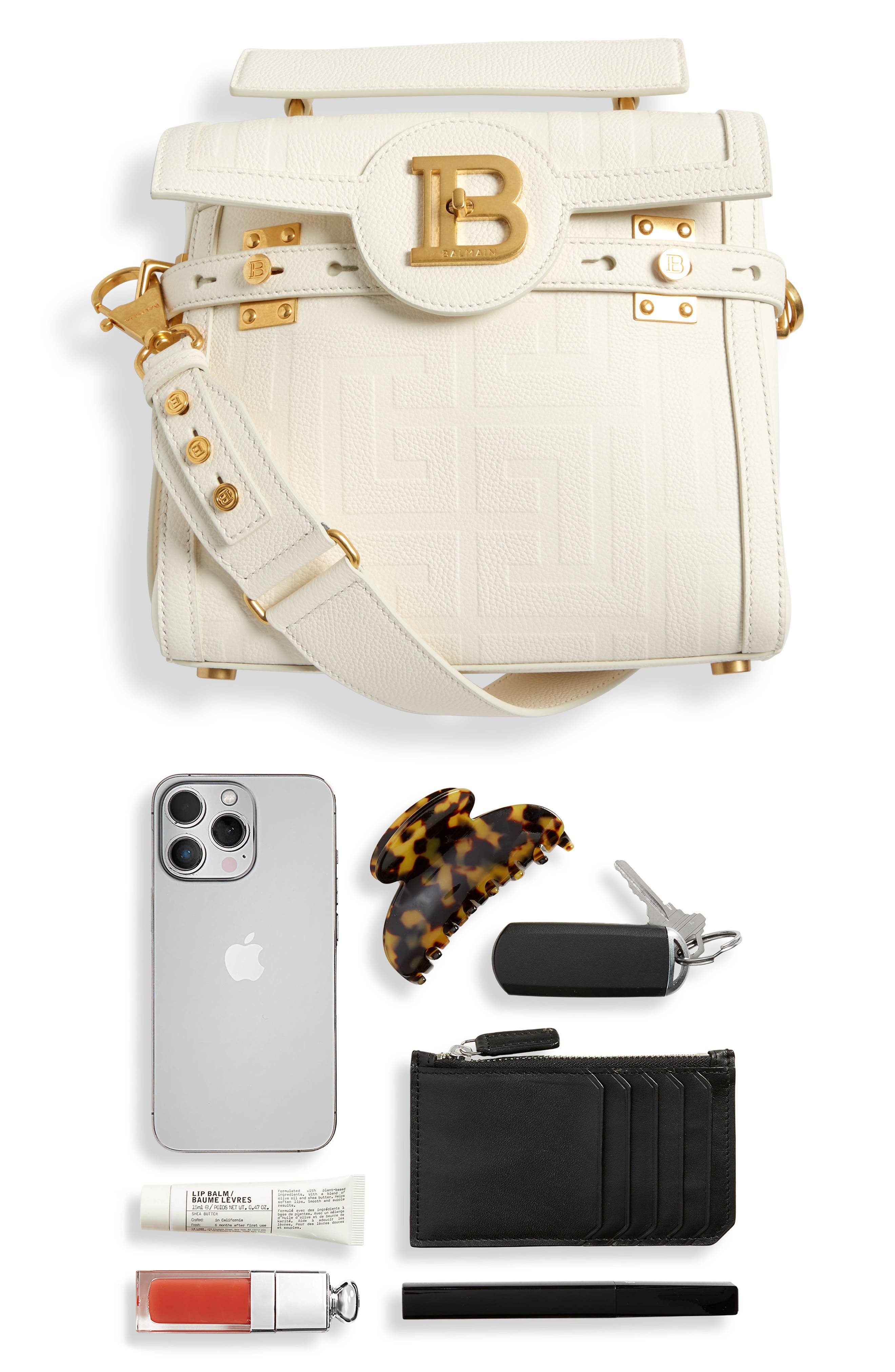 B-Buzz 23 Monogram Leather Top Handle Bag - 5
