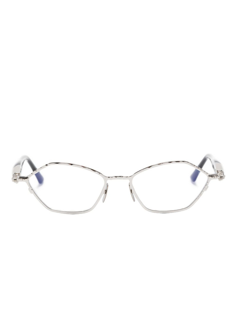 geometric-frame glasses 1