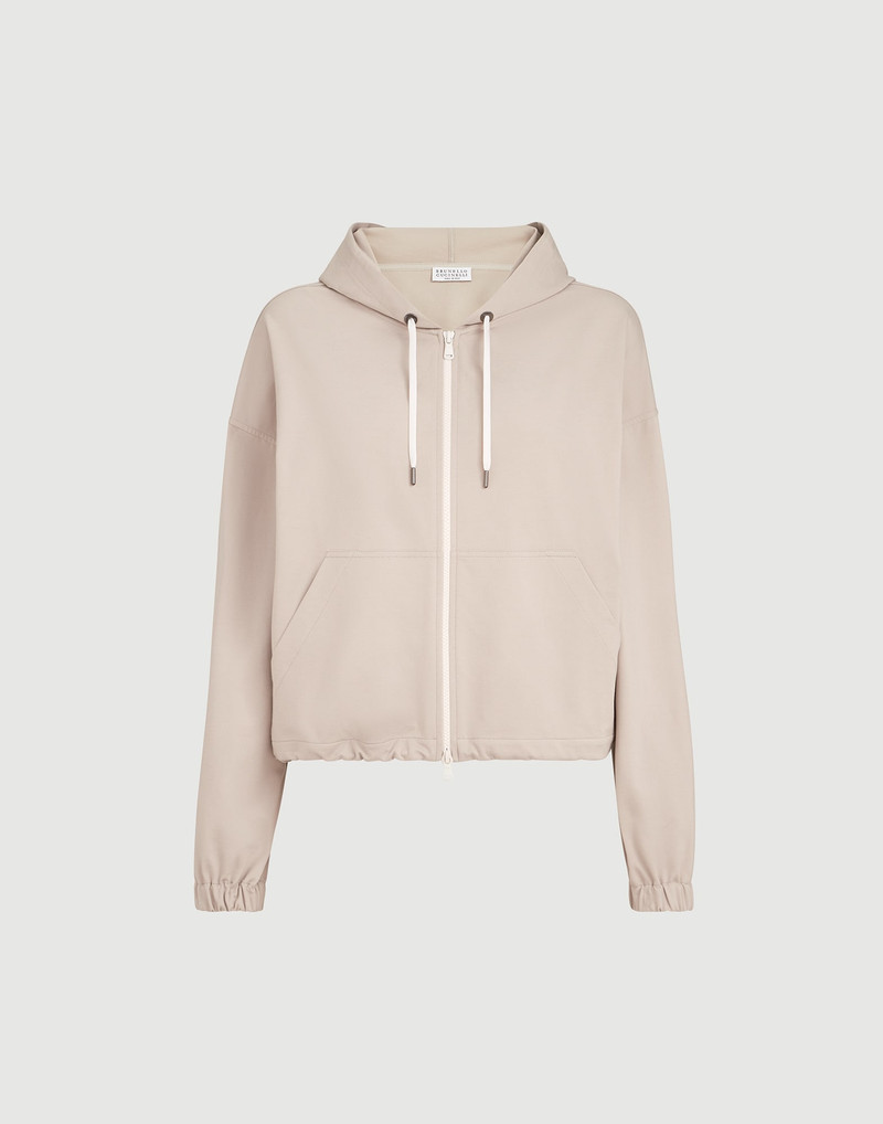Couture interlock hooded sweatshirt 1