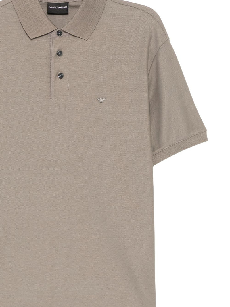 logo-embroidered polo shirt 3