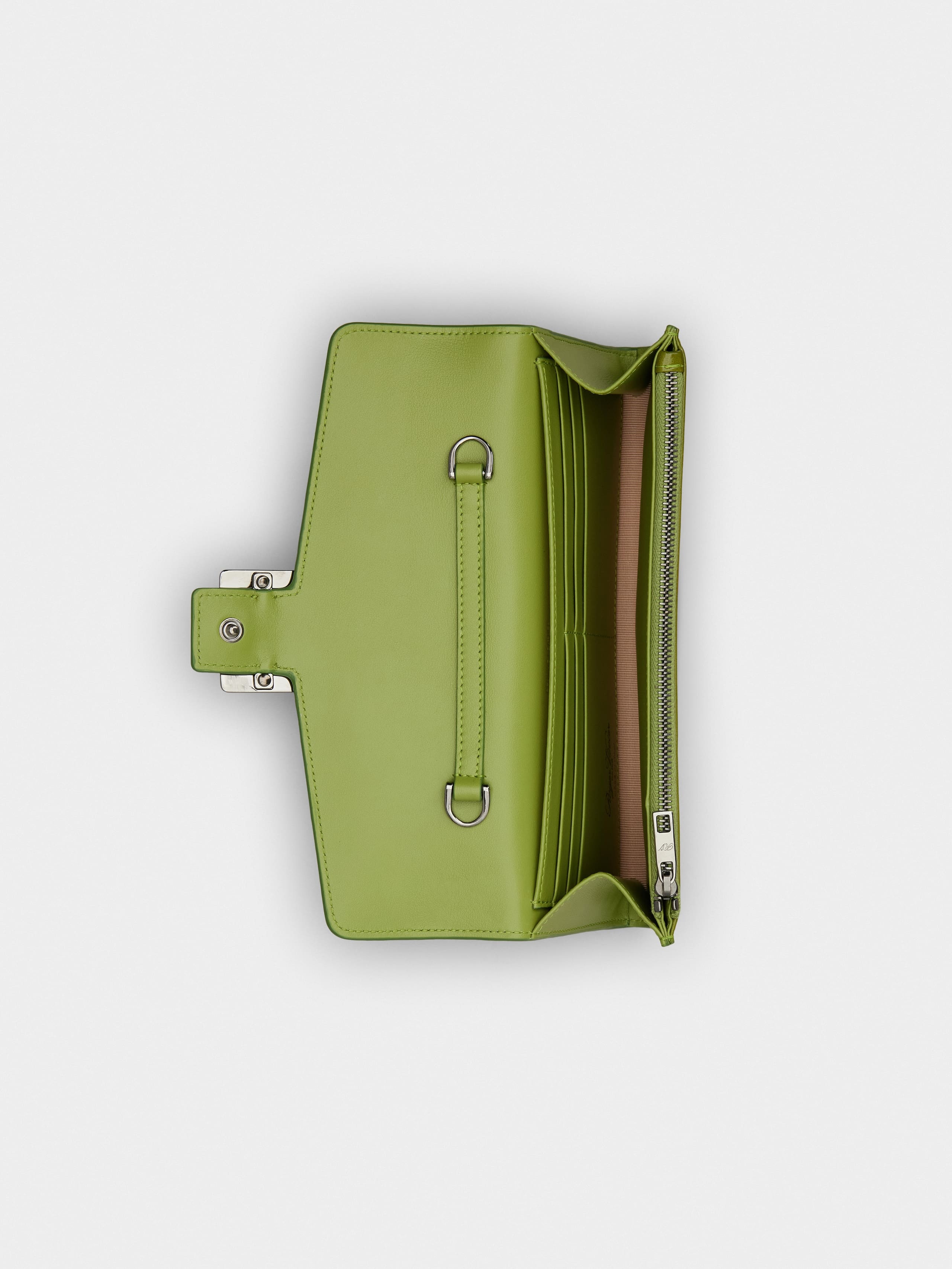 Belle Vivier Wallet on chain in patent leather - 5
