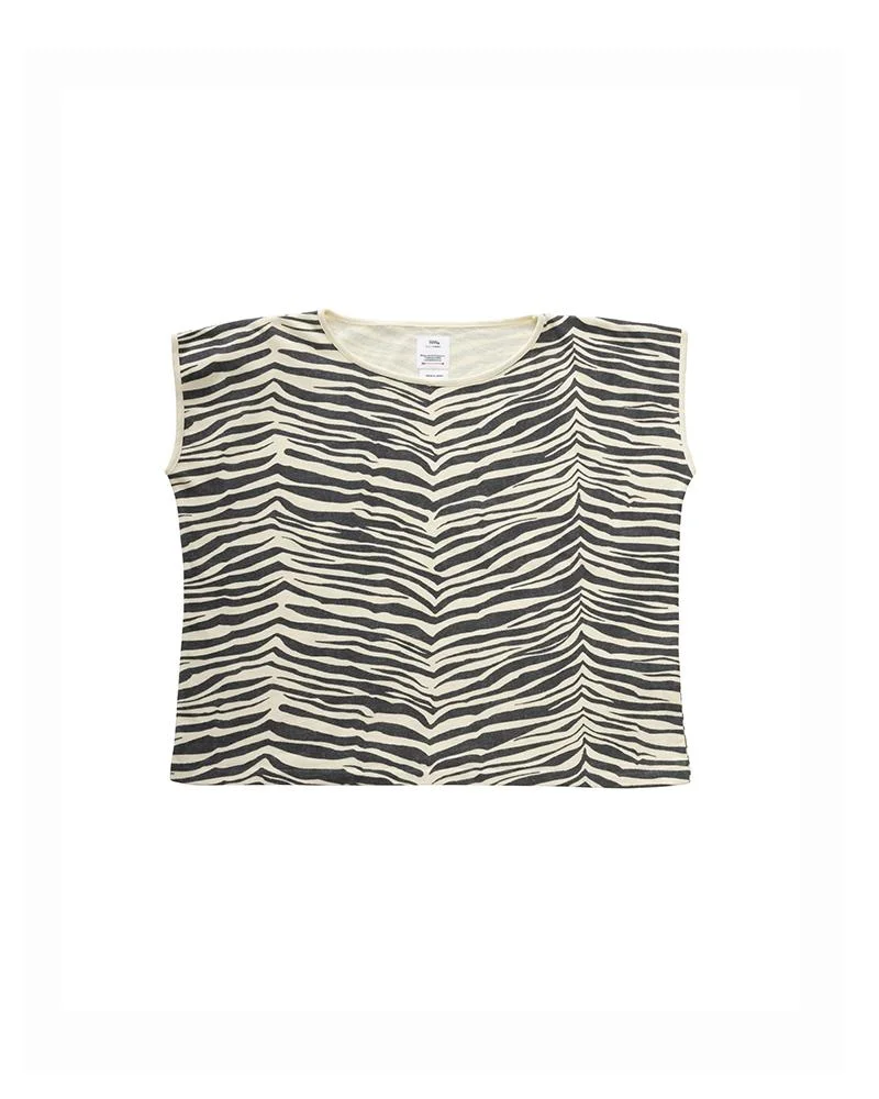 QUAD TEE S/L QUAGGA W LT.YELLOW - 1