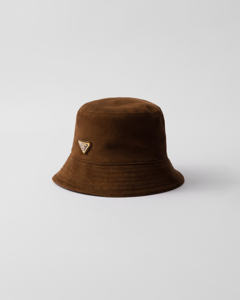 Suede bucket hat 1