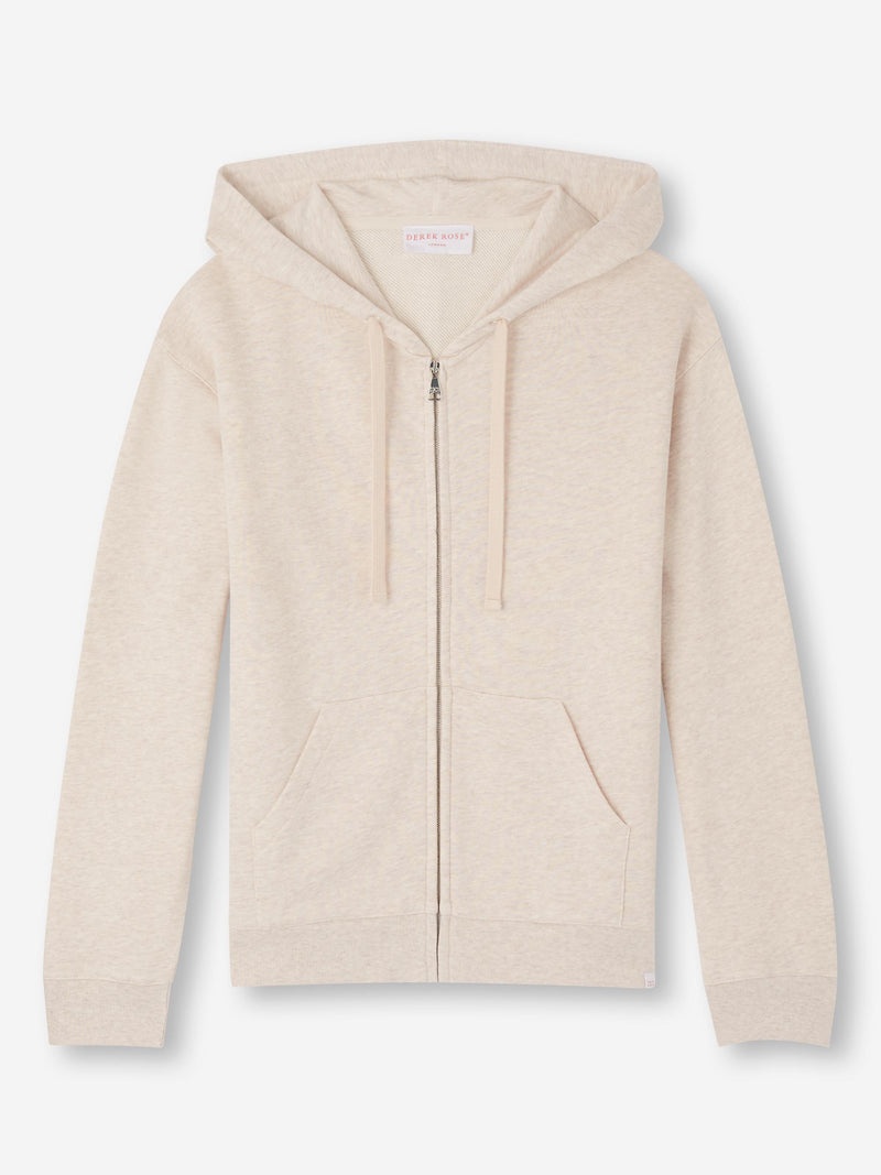 Women's Hoodie Quinn Cotton Modal Cream - 1