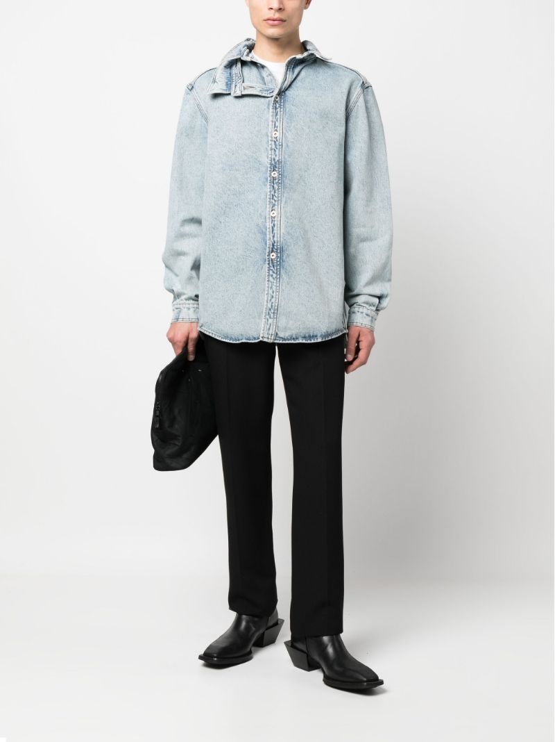 韓国発【JUSTYOUNG】AL Stitch Denim Shirt/2color AL Stitch Denim Shirt (2color) - 저스트영
