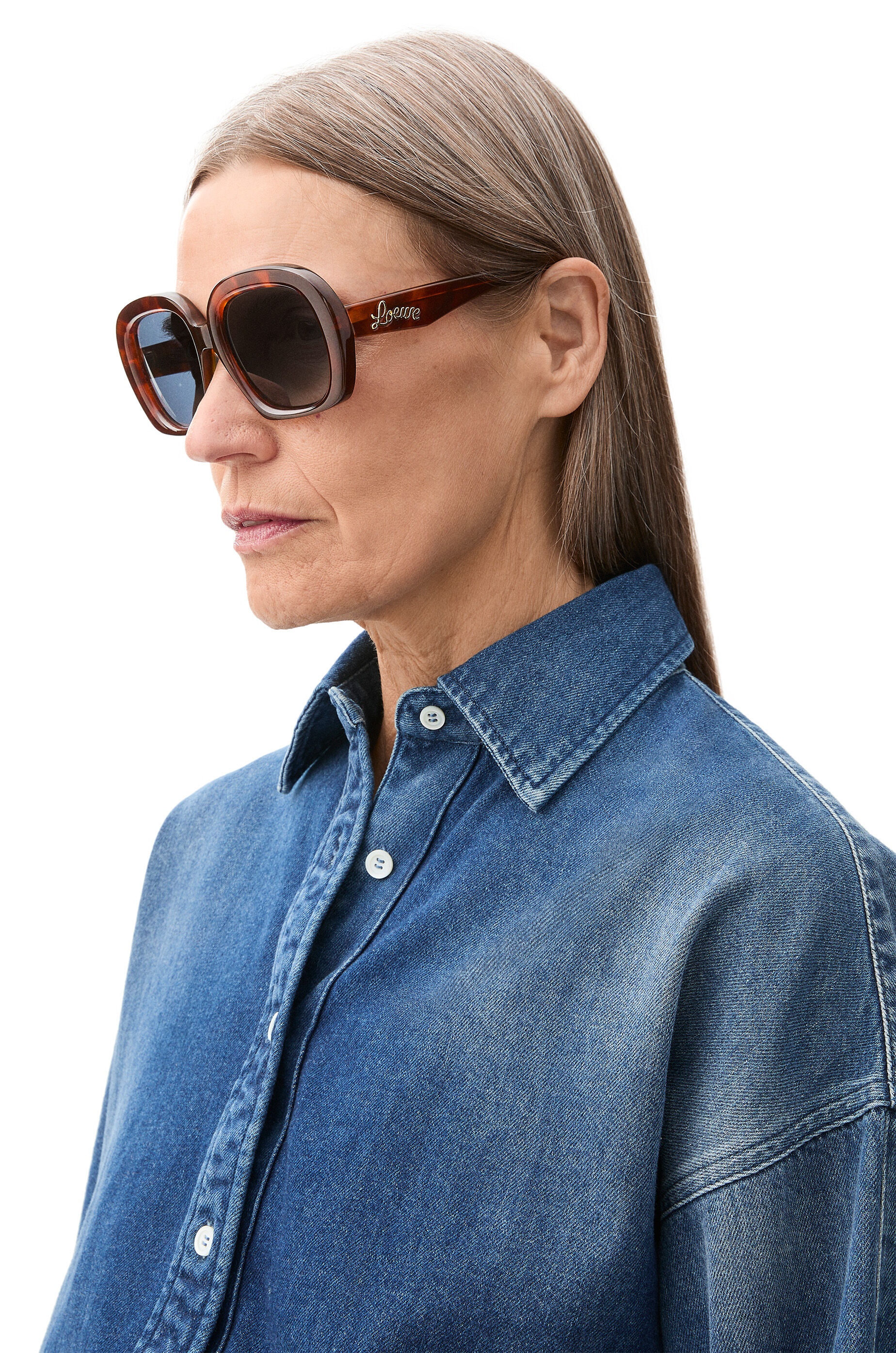 Square halfmoon sunglasses - 2
