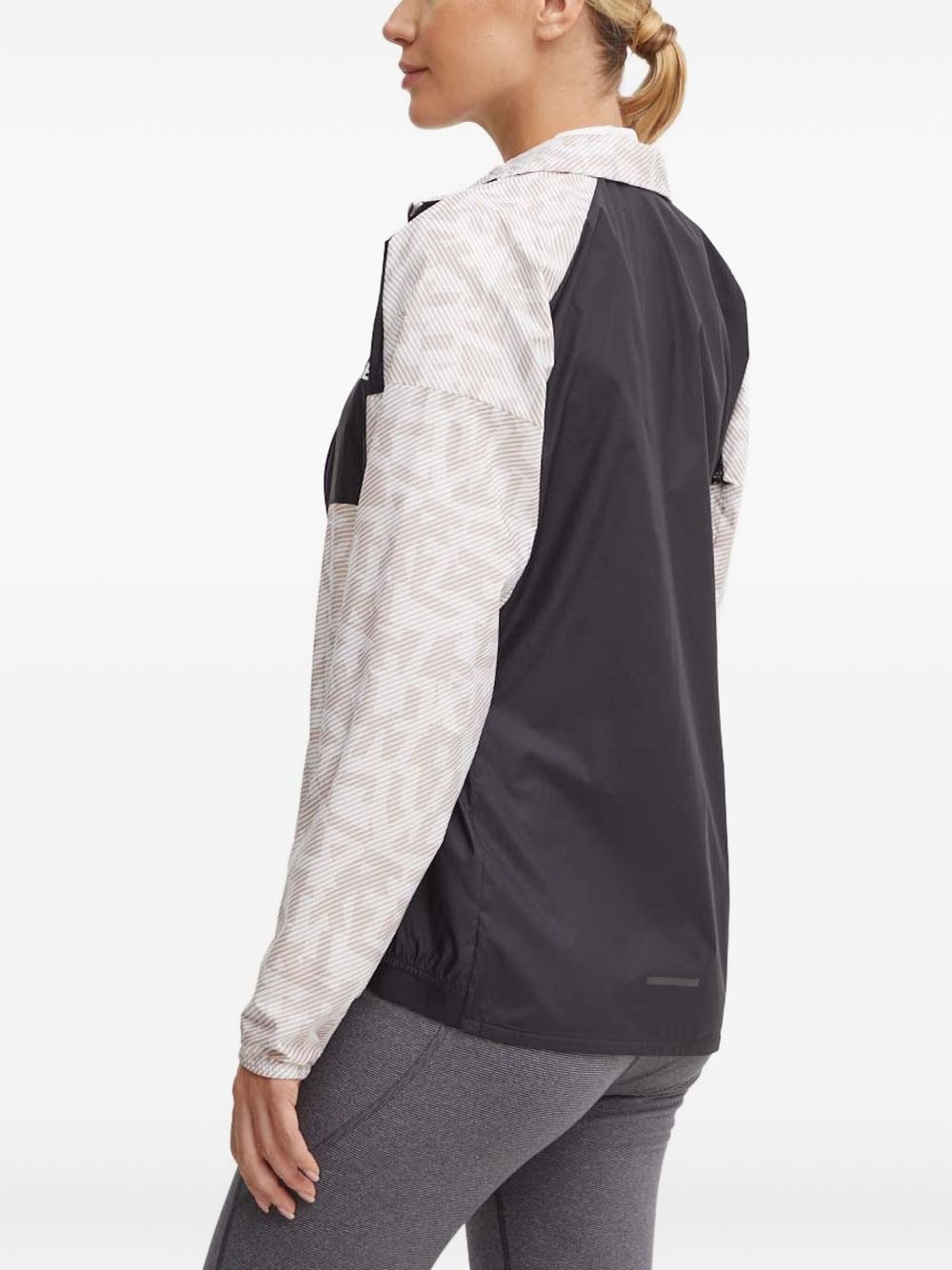 patterned panelled jacket - 3