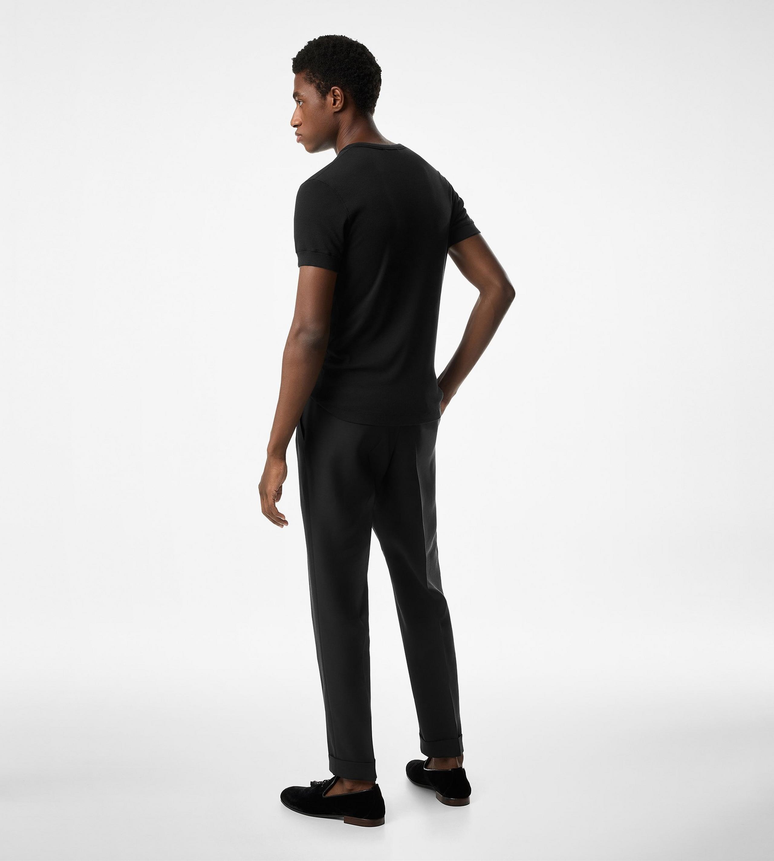 LYOCELL COTTON RIB HENLEY - 3