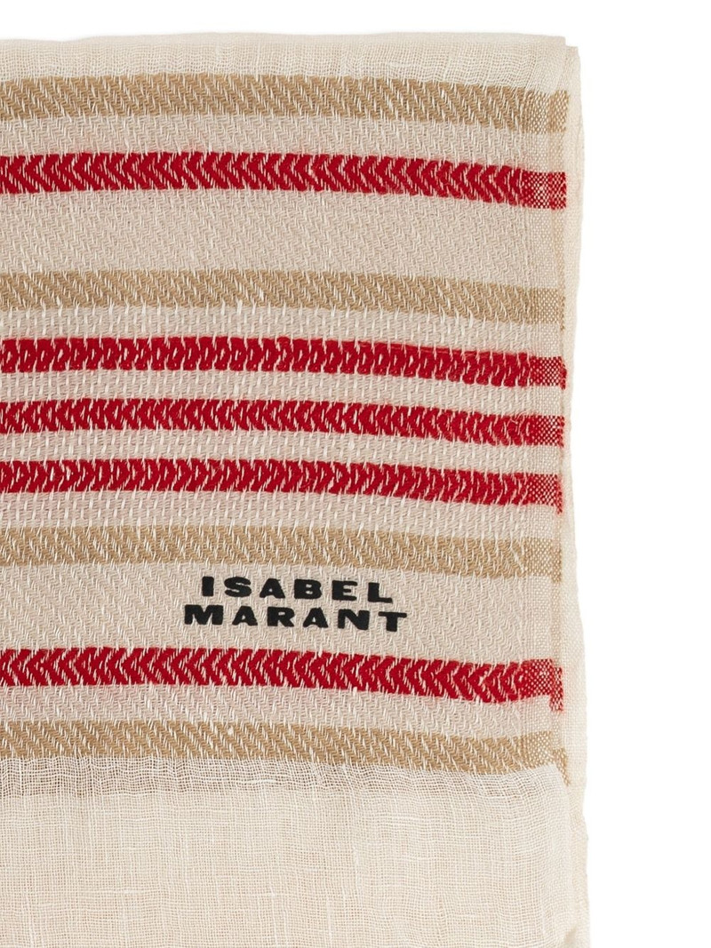 Isabel Marant striped scarf outlook