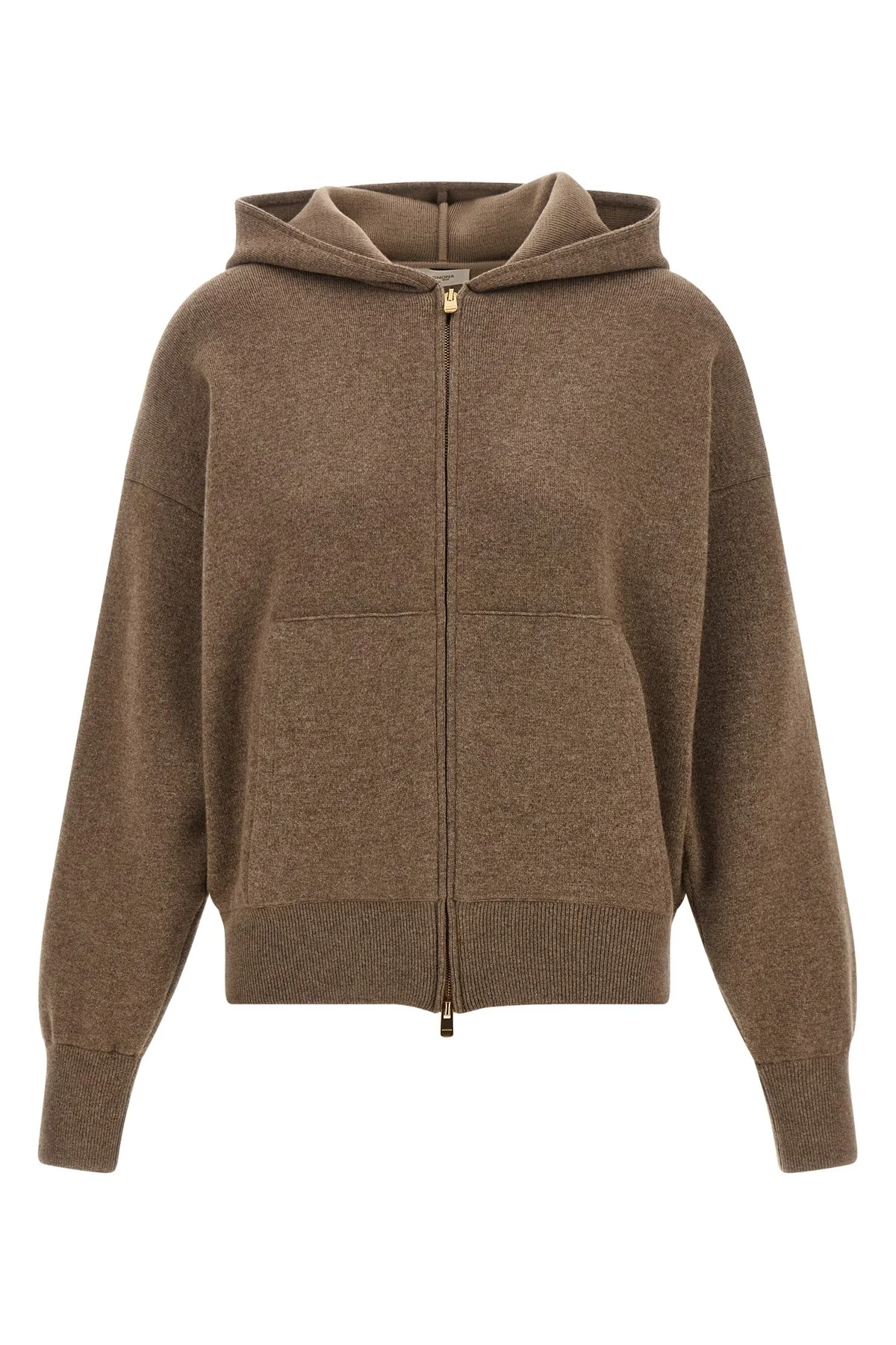 Zipped Hooded Sweater - 1