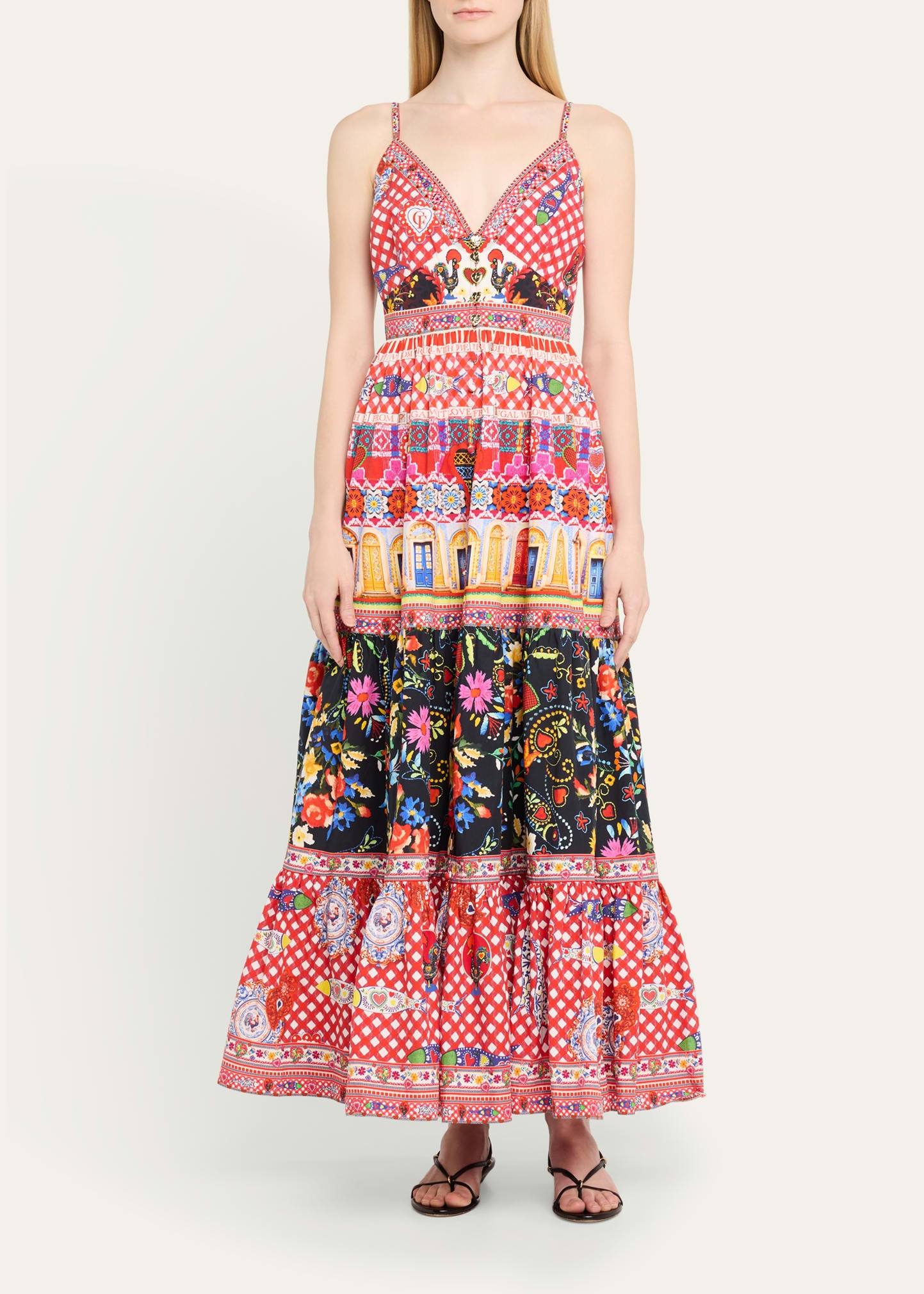 Folk Fabulous Tiered Bodice Maxi Dress - 2