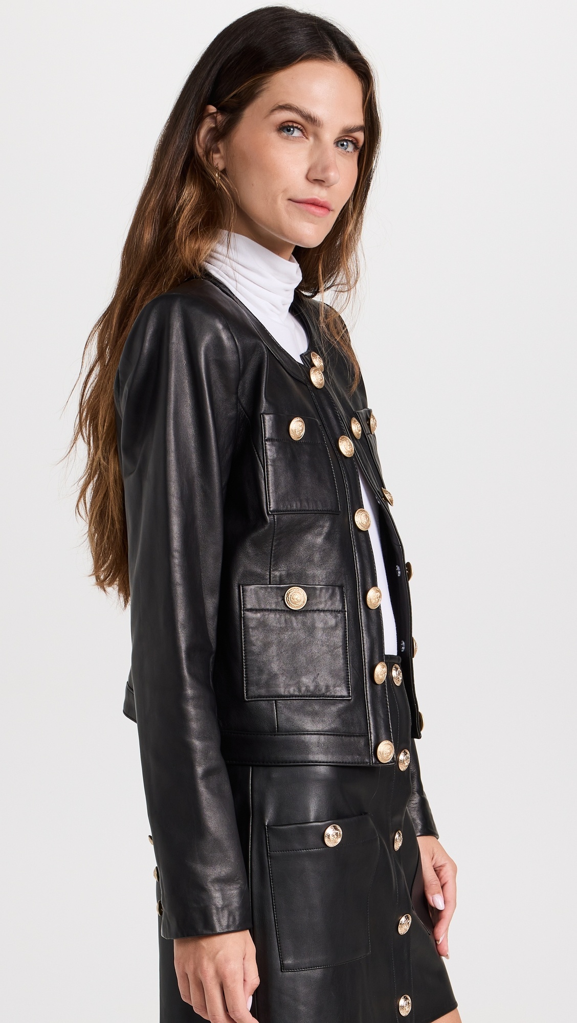 Jayde Collarless Jacket - 3
