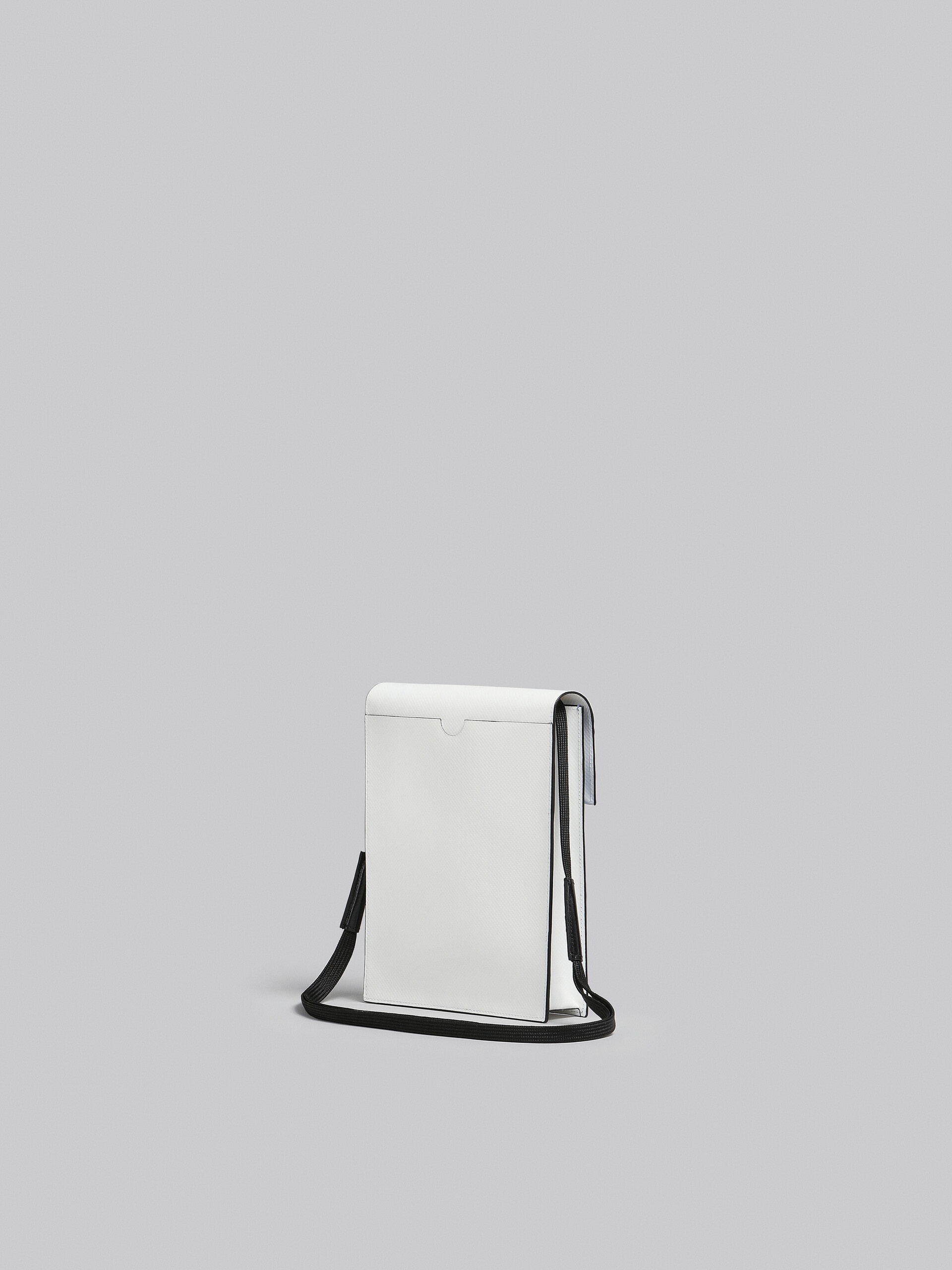 TRIBECA SHOULDER BAG IN WHITE AND BLUE - 3