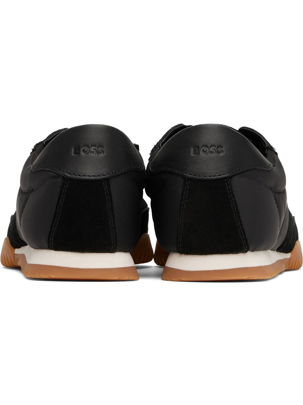 Black Quilted Sneakers - 2