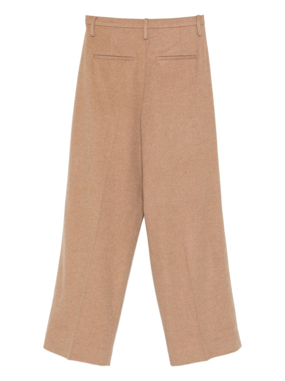 pleated belt-loops trousers - 2