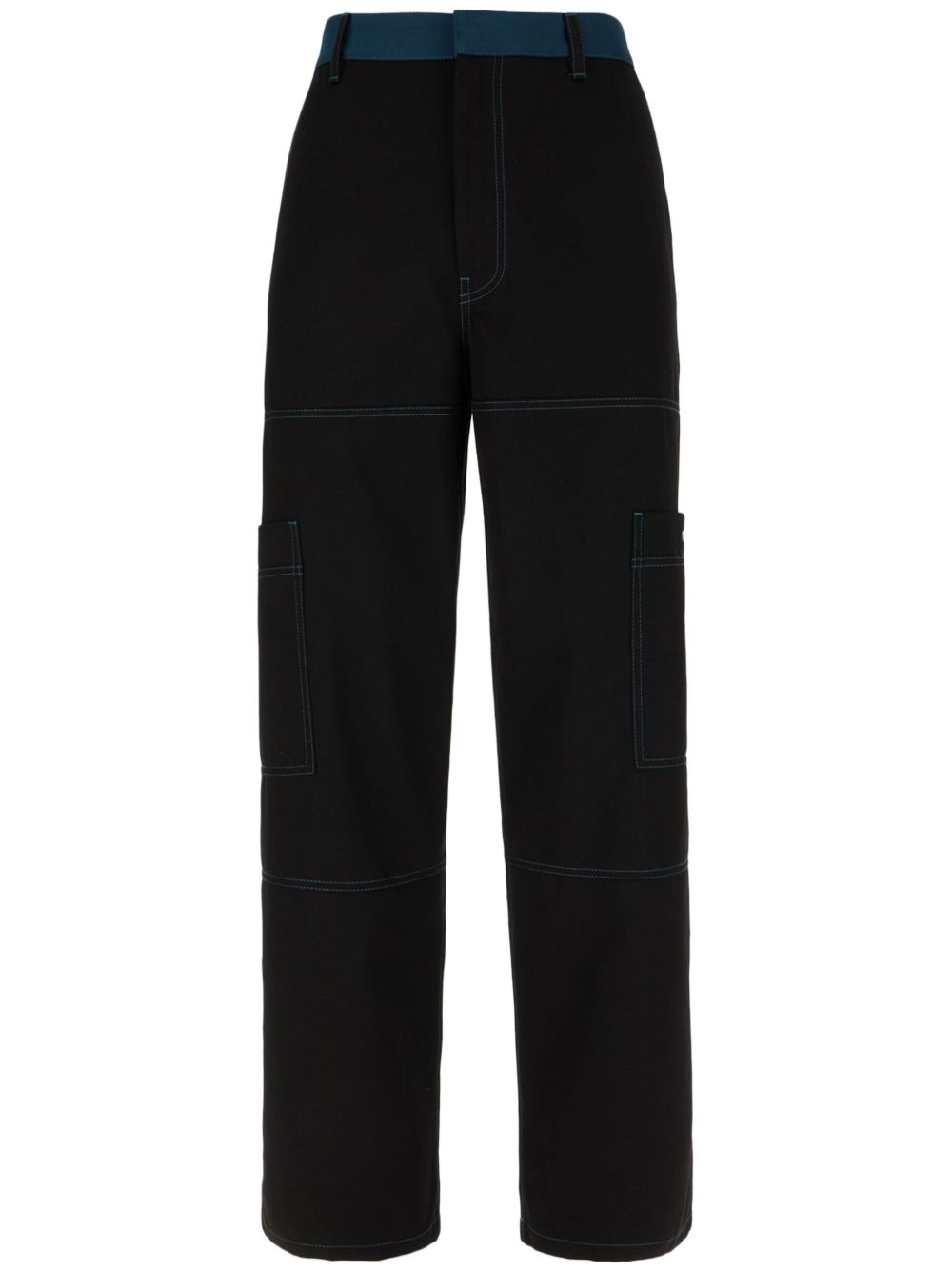 cotton cargo trousers - 1