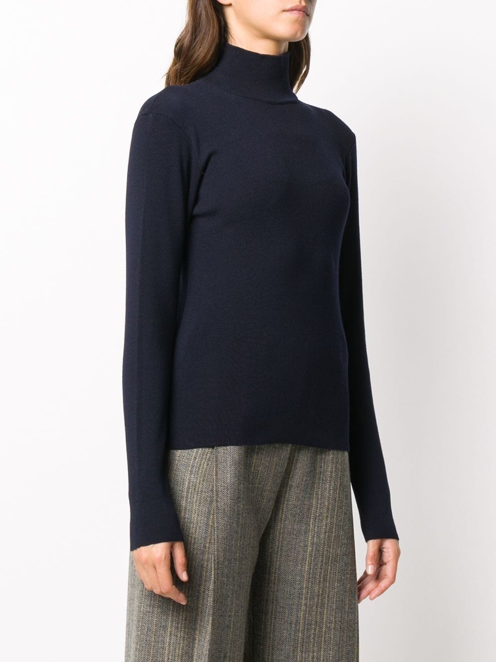 roll neck wool jumper - 3