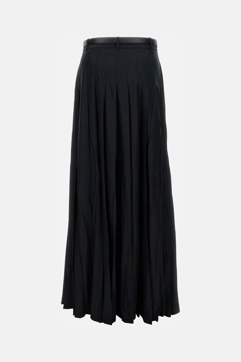 Long Pleated Skirt - 3