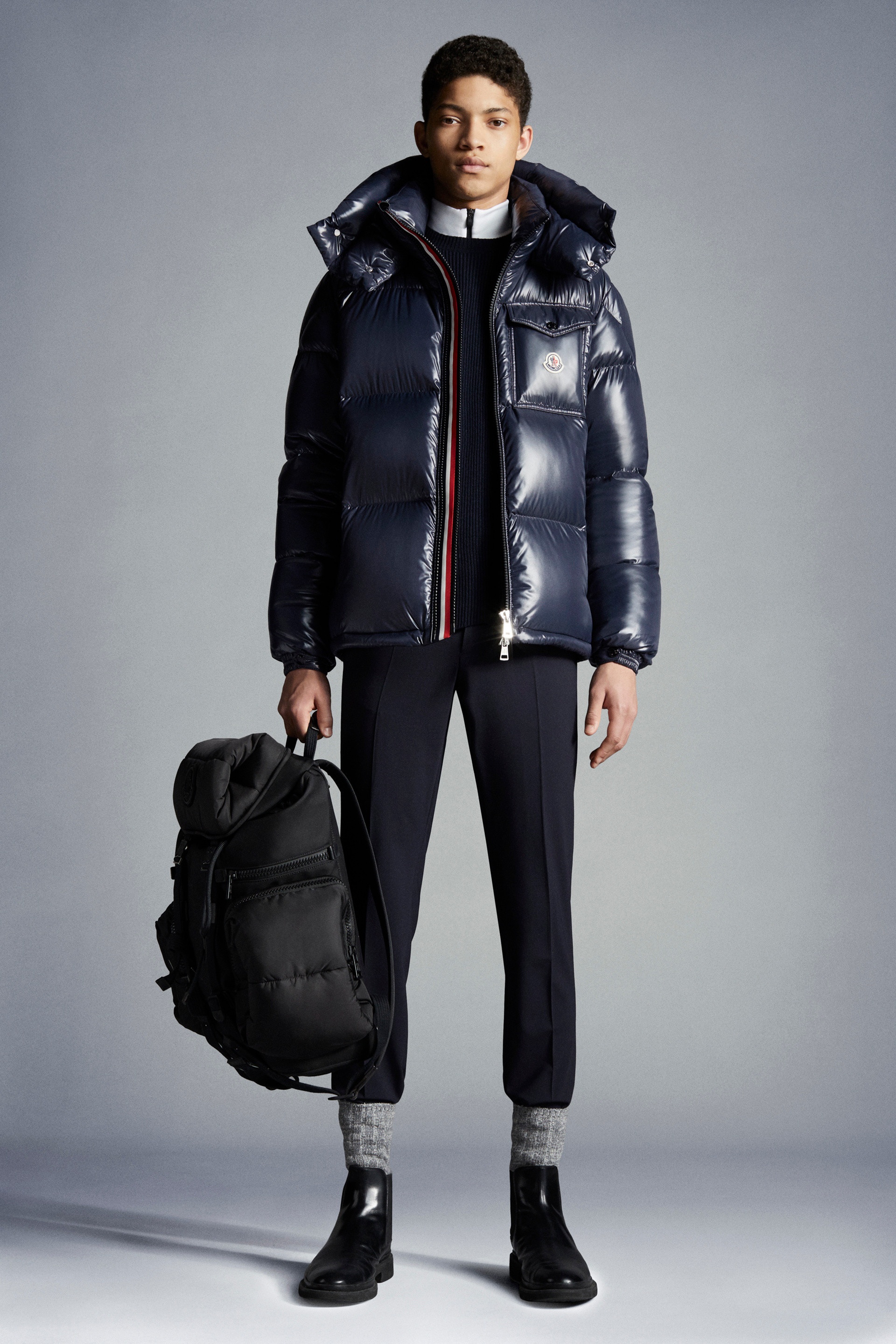 Moncler Montbeliard Short Down Jacket | REVERSIBLE