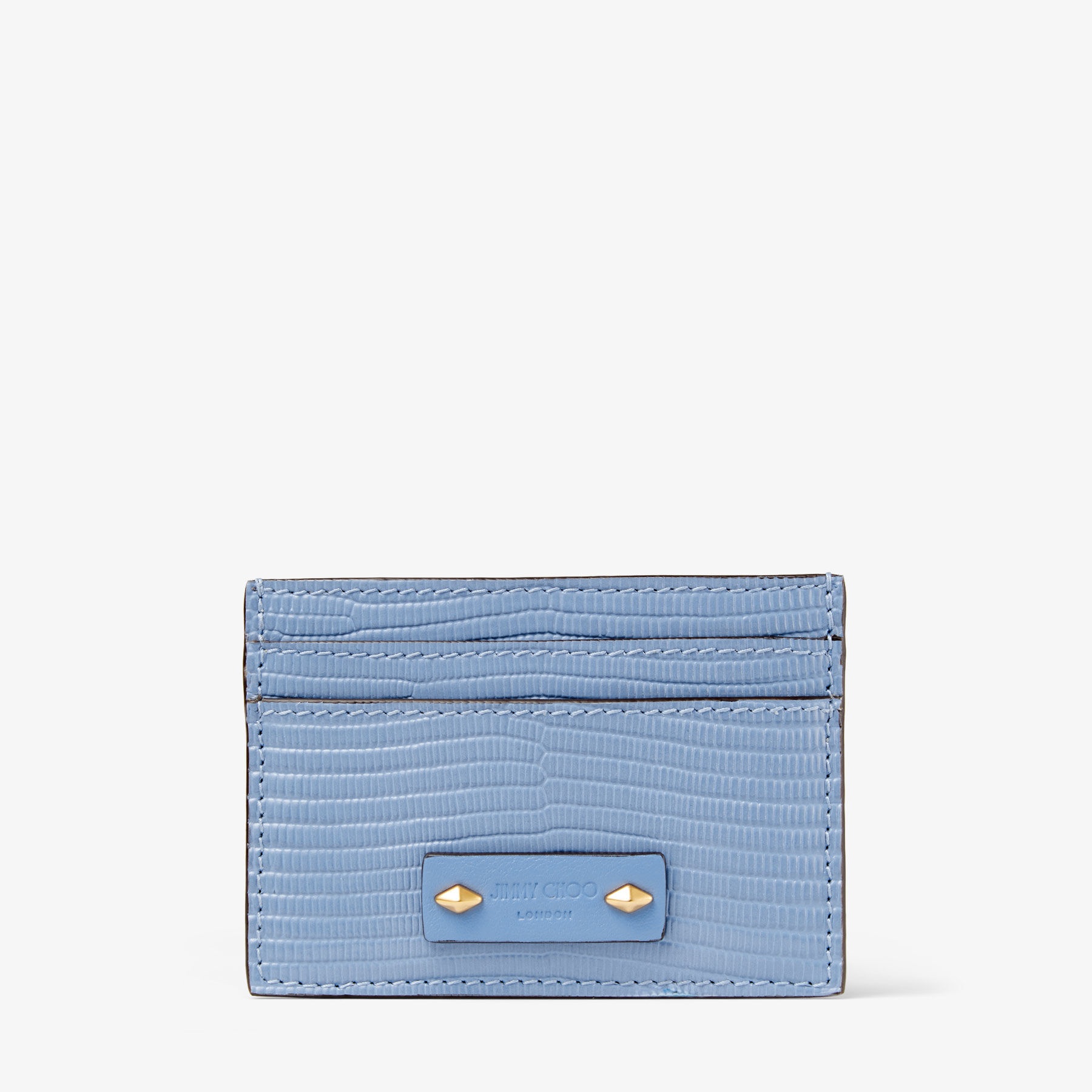 Umika
Denim Lizard Print Card Holder - 1
