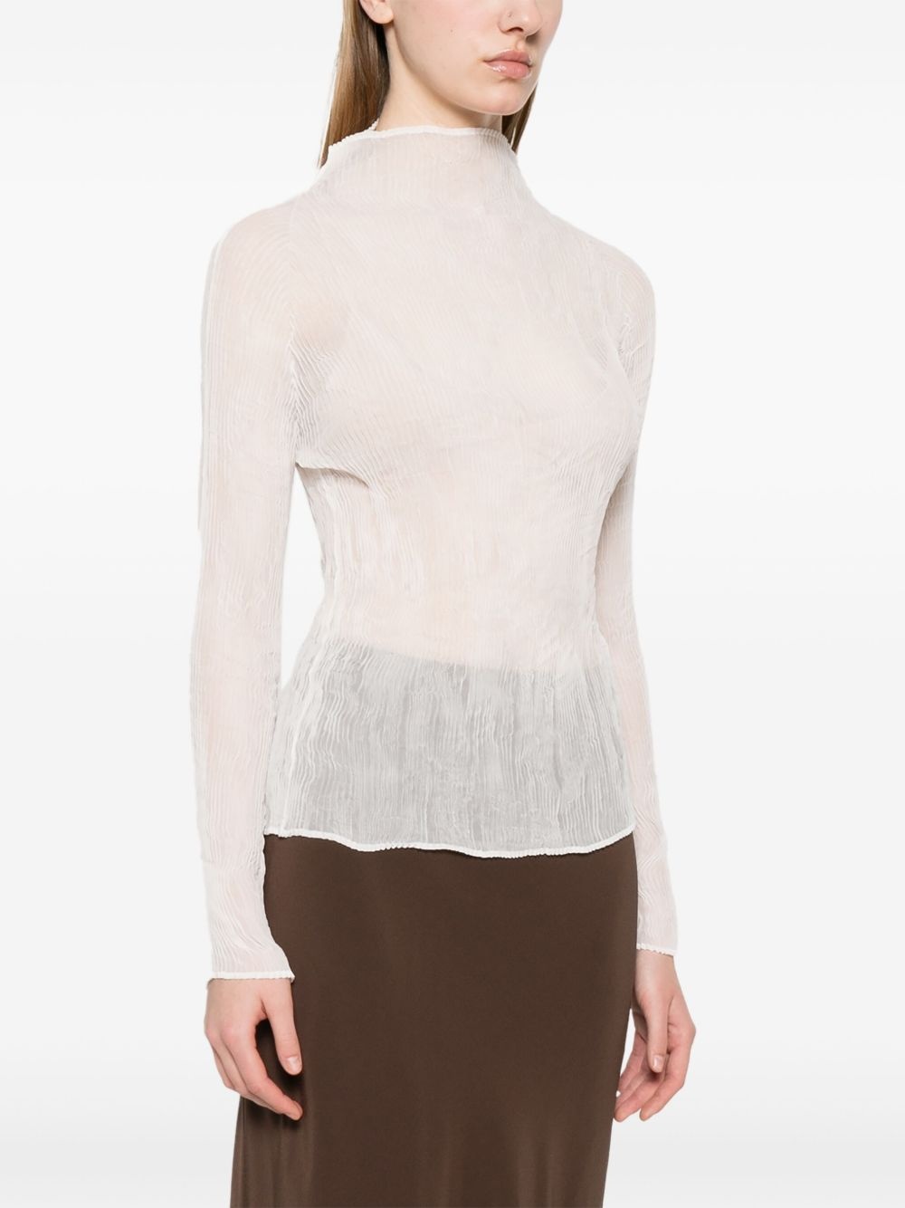 chiffon twist top - 3