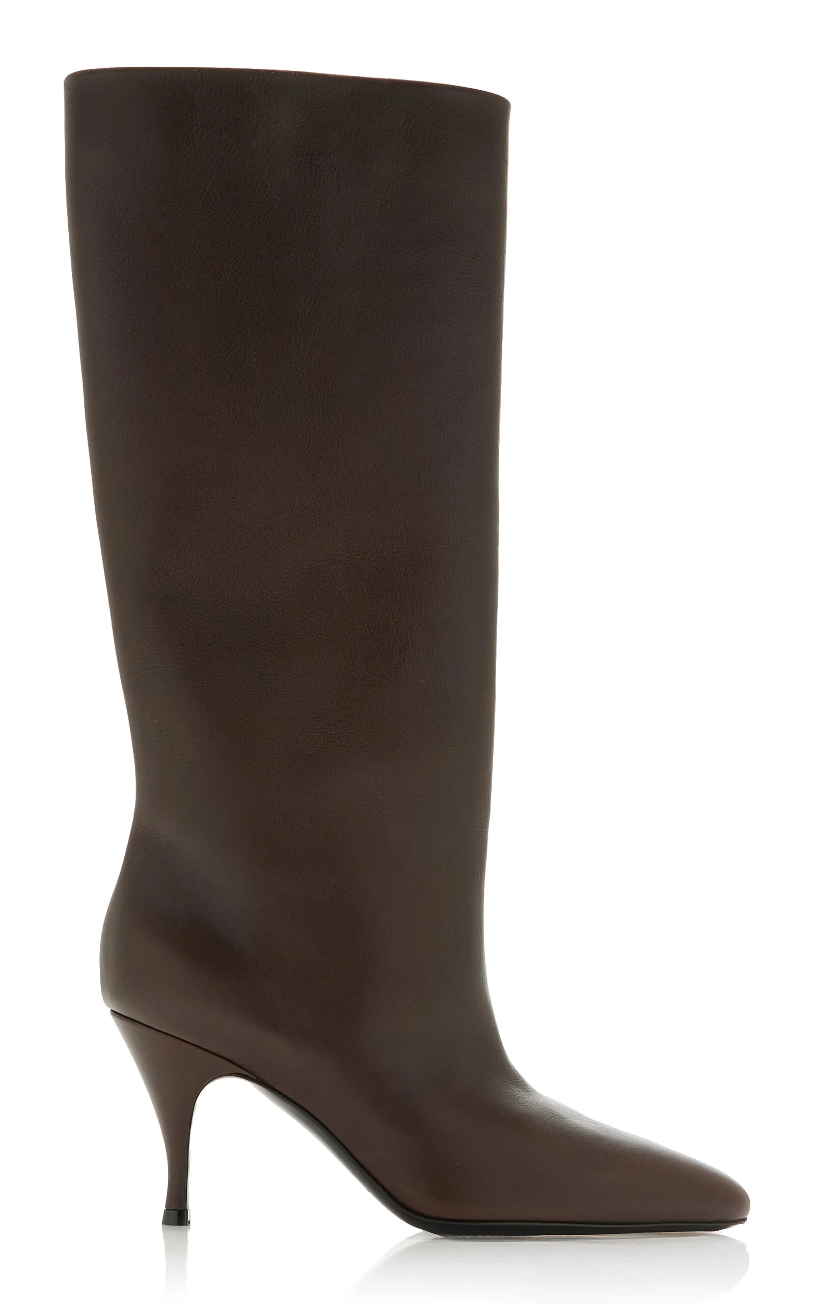 Leather Knee Boots brown - 1