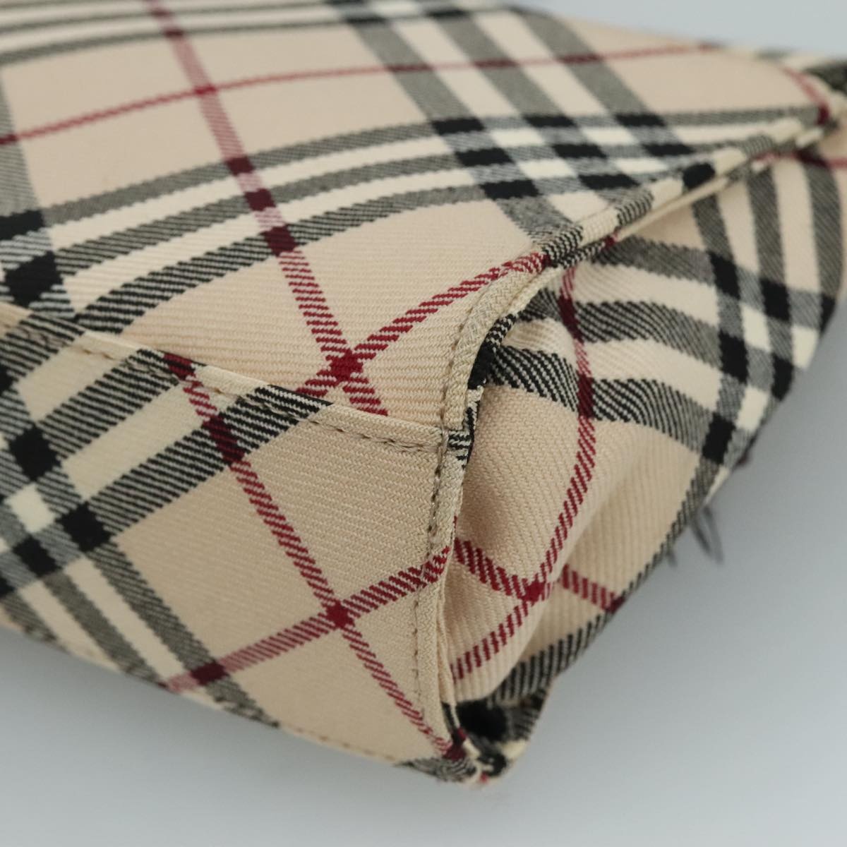 Burberry Nova Check Blue Label Shoulder Bag Canvas Beige - 15