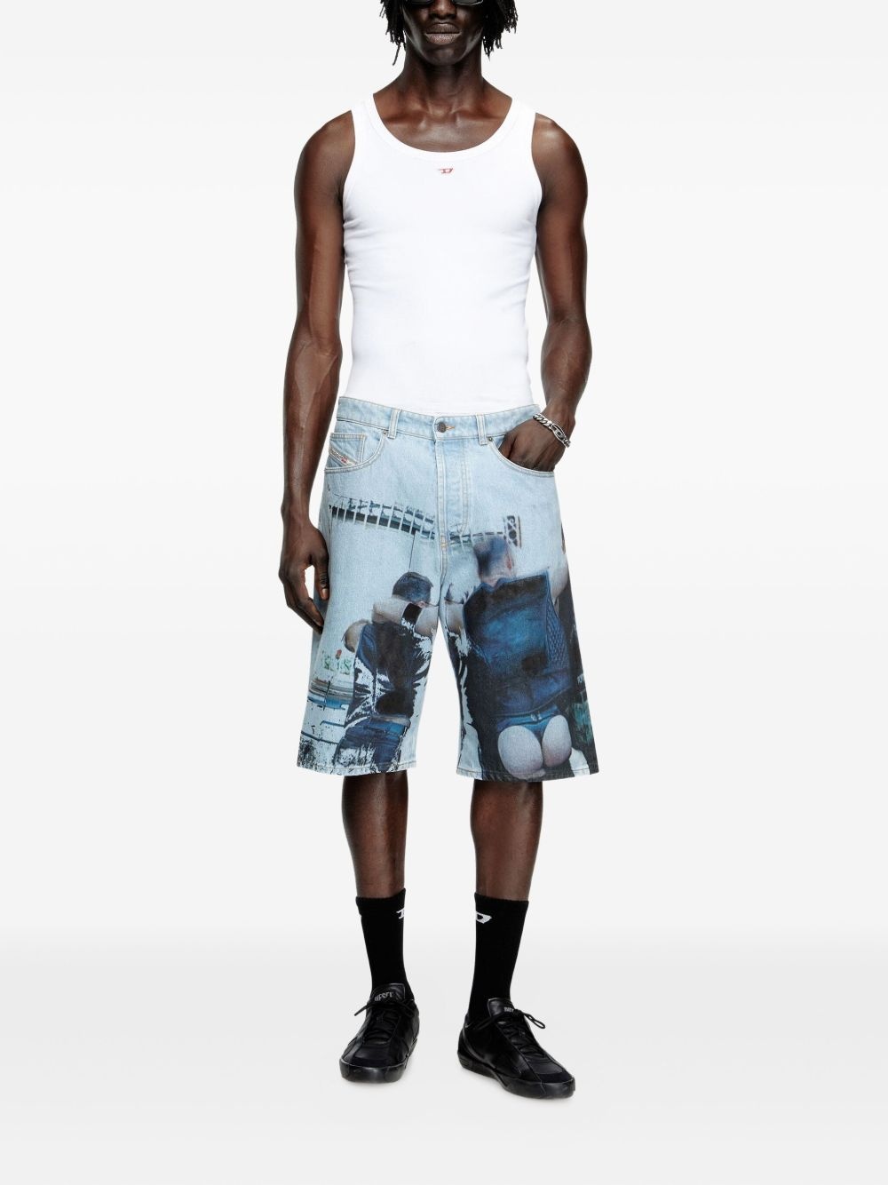x Tom of Finland Foundation cotton shorts - 2