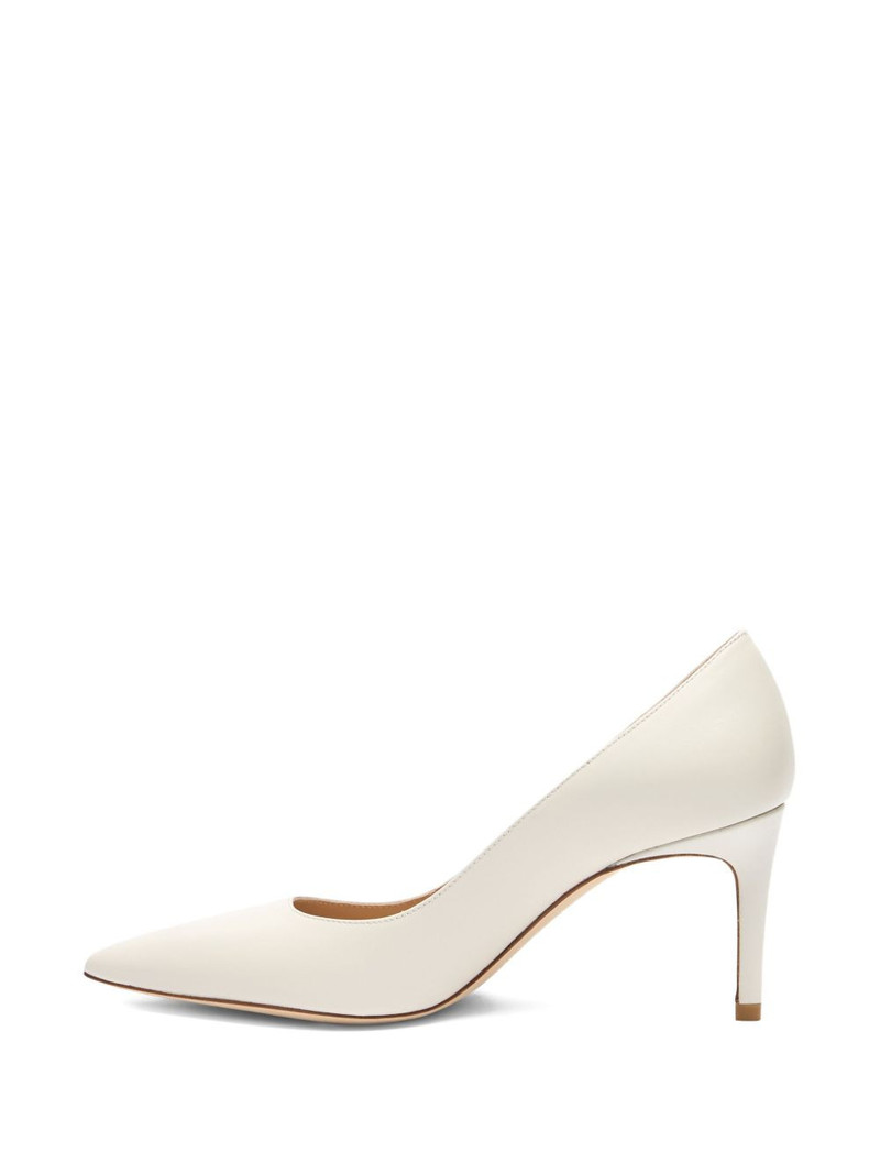 75mm Stuart Power pointed-toe leather pumps 5