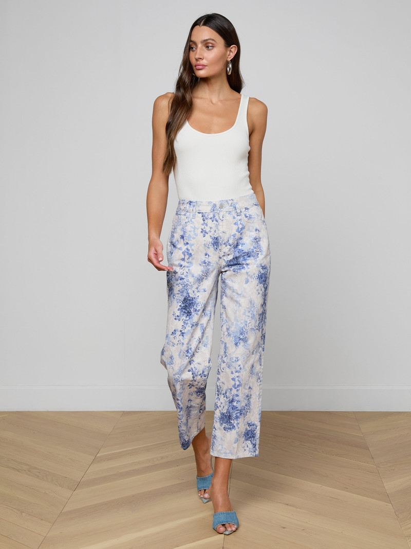 L'AGENCE June Cropped Stovepipe Jean outlook