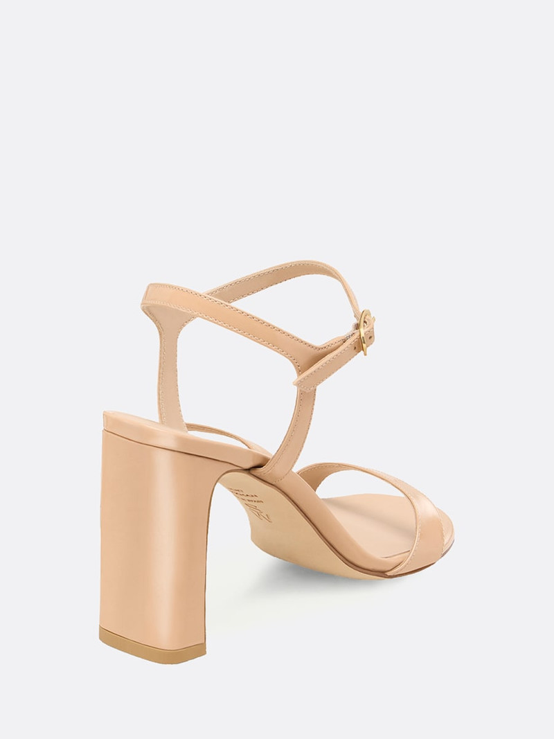 Babette Patent Leather Ankle-Strap Sandals 3