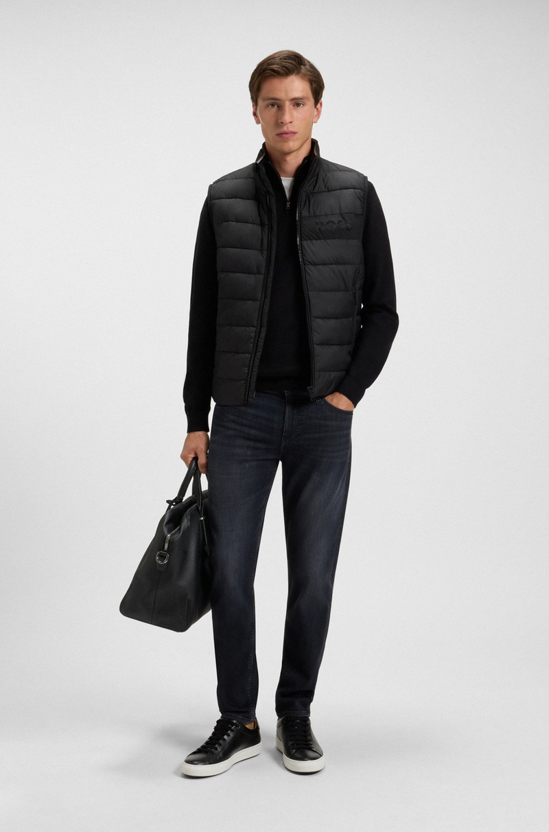 BOSS REGULAR-FIT WATER-REPELLENT GILET WITH TONAL LOGO outlook