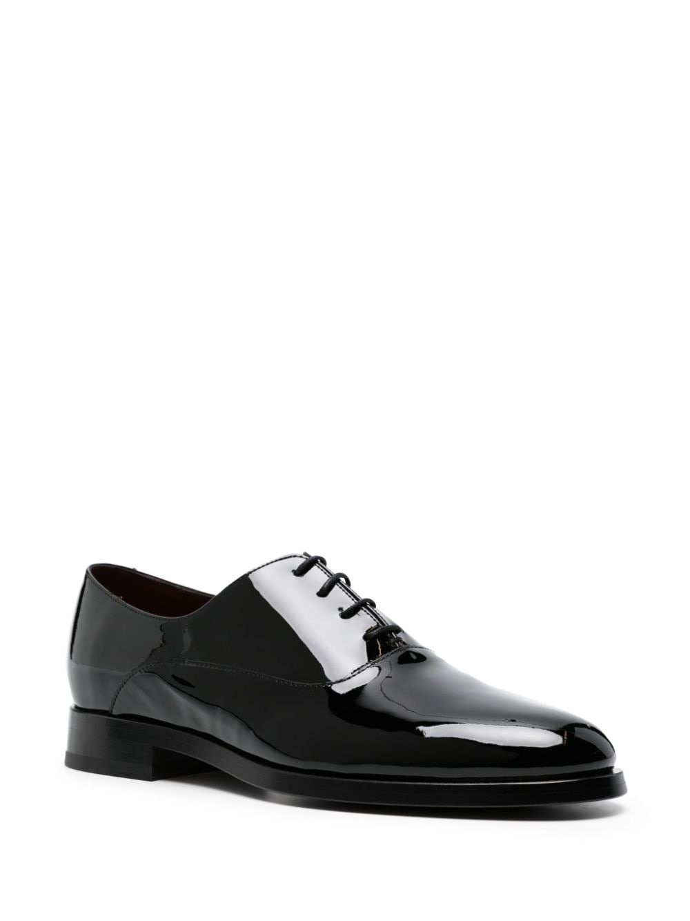 patent-leather Oxford shoes - 2