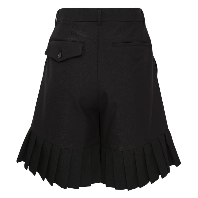 Noir Kei Ninomiya Wool Polyester Gabardine Skirt outlook