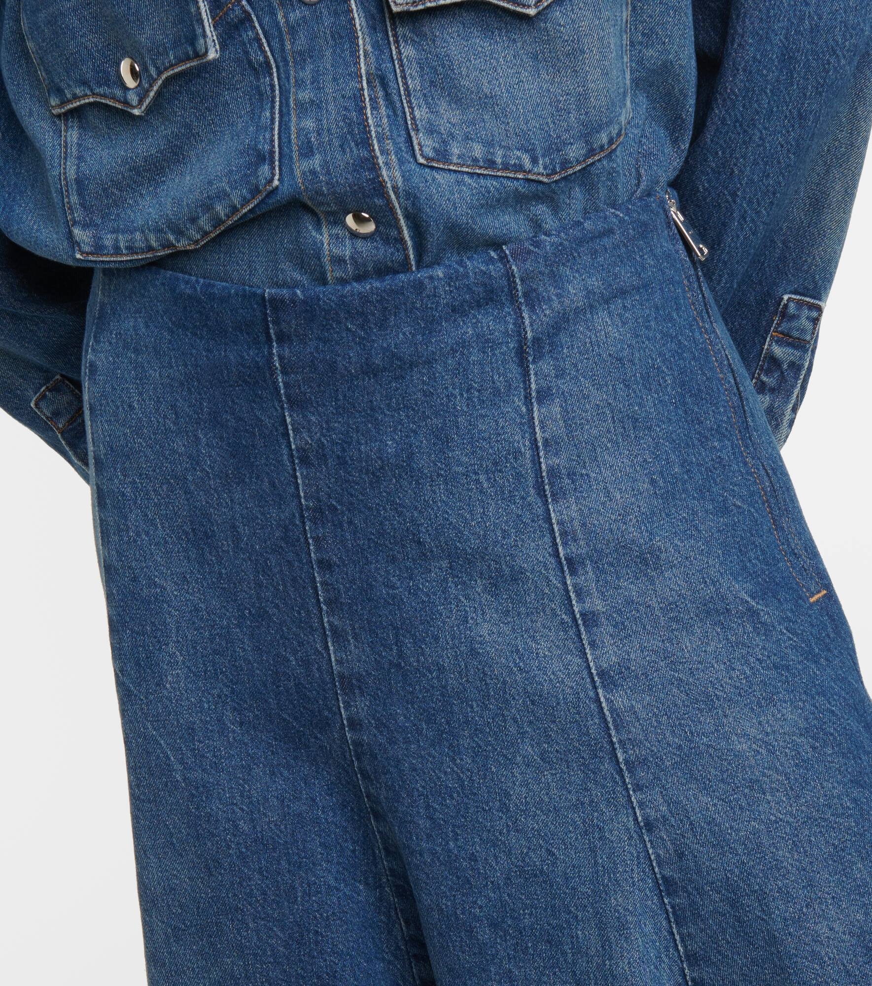 Lennox denim midi skirt - 4