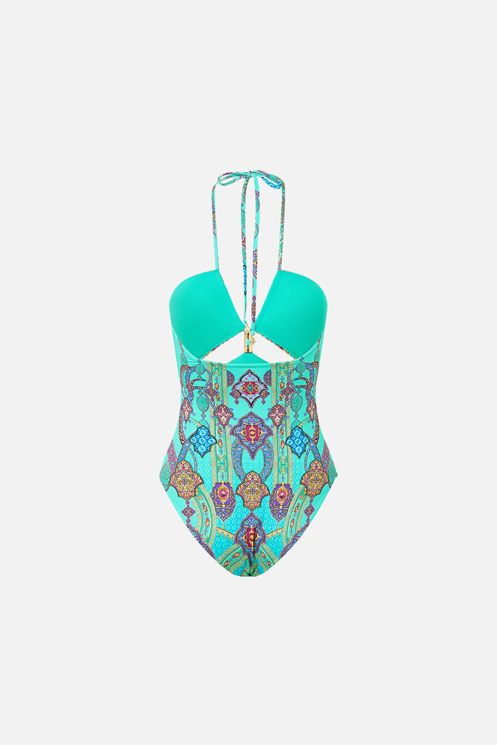 CUT OUT HALTER ONE PIECE WITH FRONT TRIM THE CONCUBINES CORRIDOR - 8