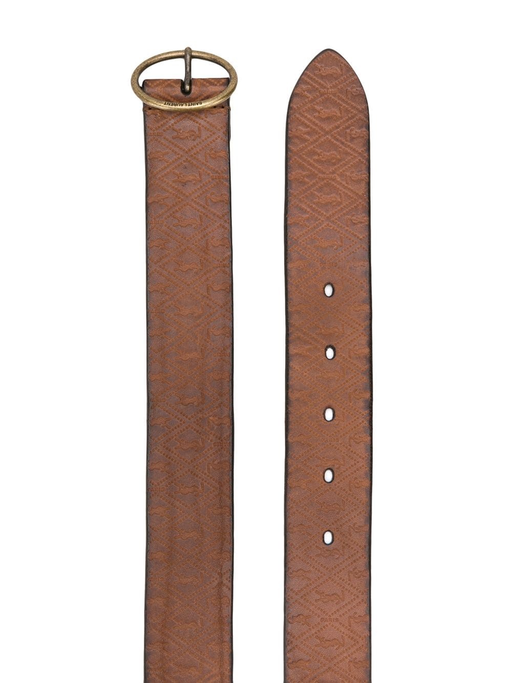 Monogram oval buckle belt - 2