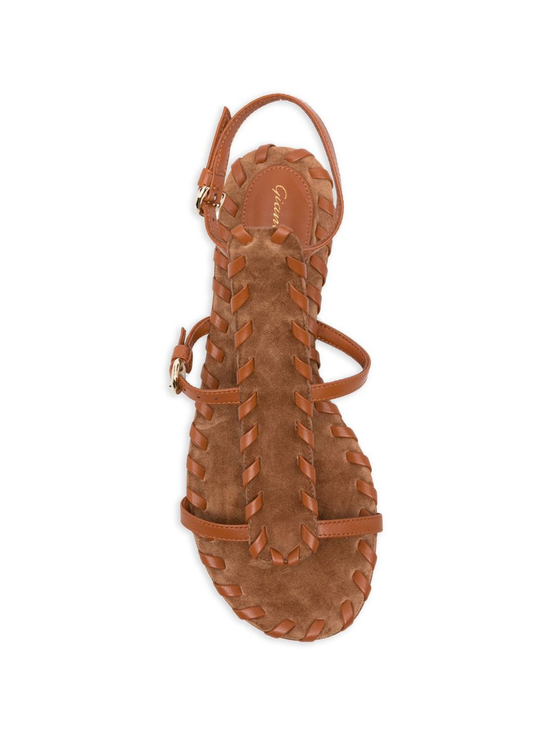 braided-trim sandals 4