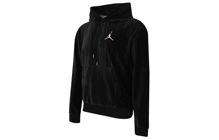 Men's Air Jordan Air Stripe Fleece Black CD5740-010 - 2