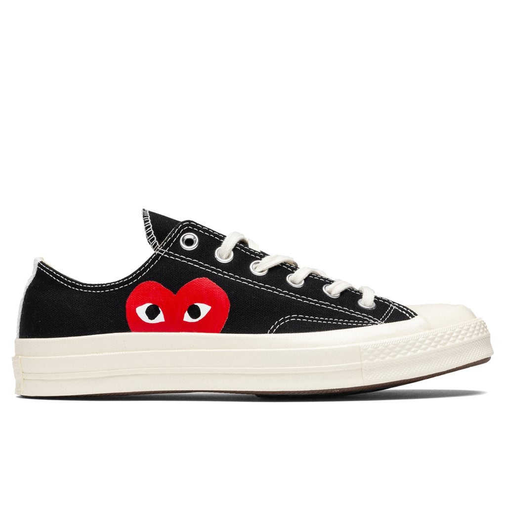 CONVERSE X COMME DES GARCONS PLAY ALL STAR CHUCK '70 OX - BLACK - 1