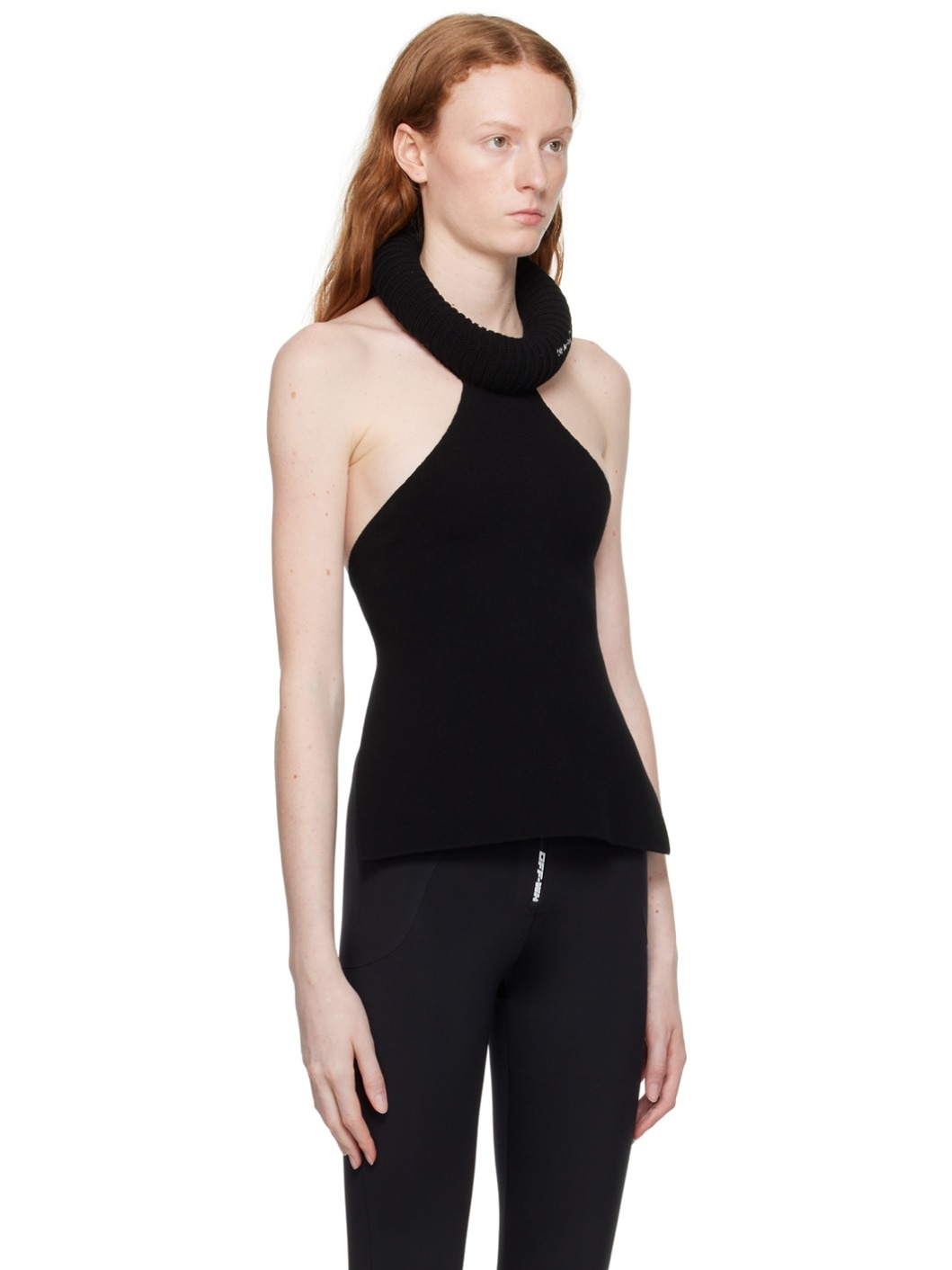 Black Tubolar Camisole - 2
