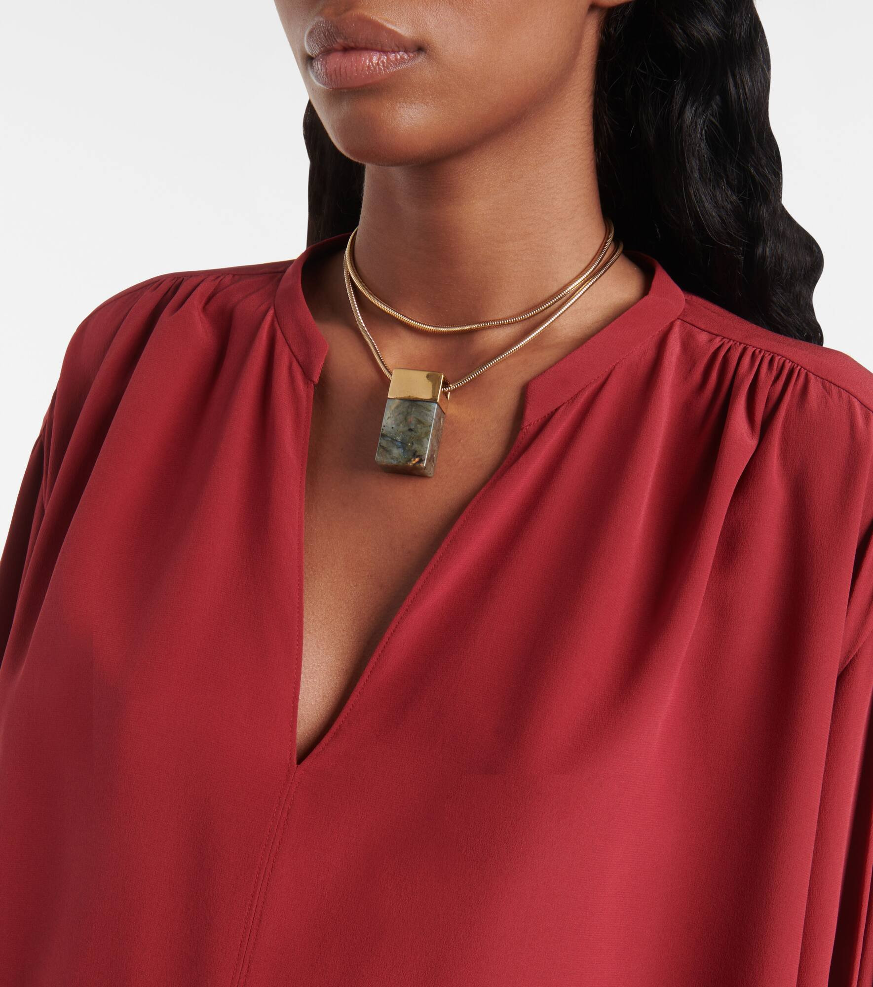 Silk blouse - 4