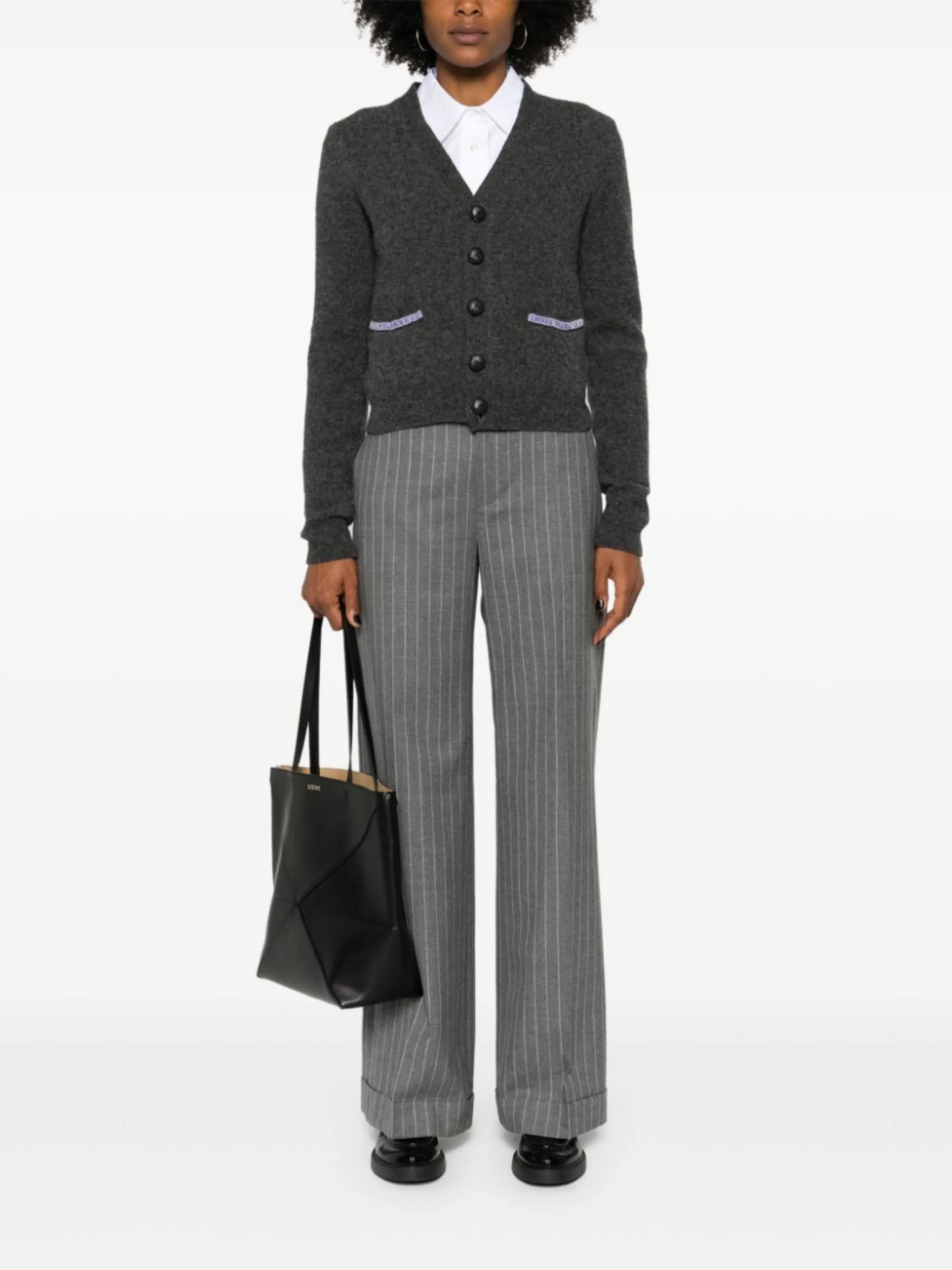 striped tailored trousers - 2