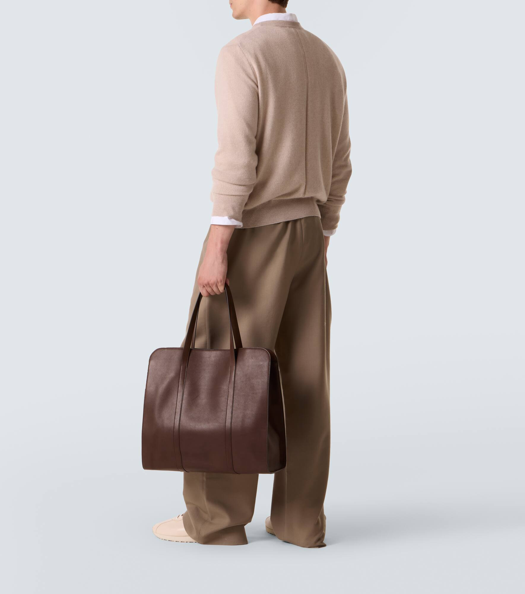Ben leather tote bag - 7