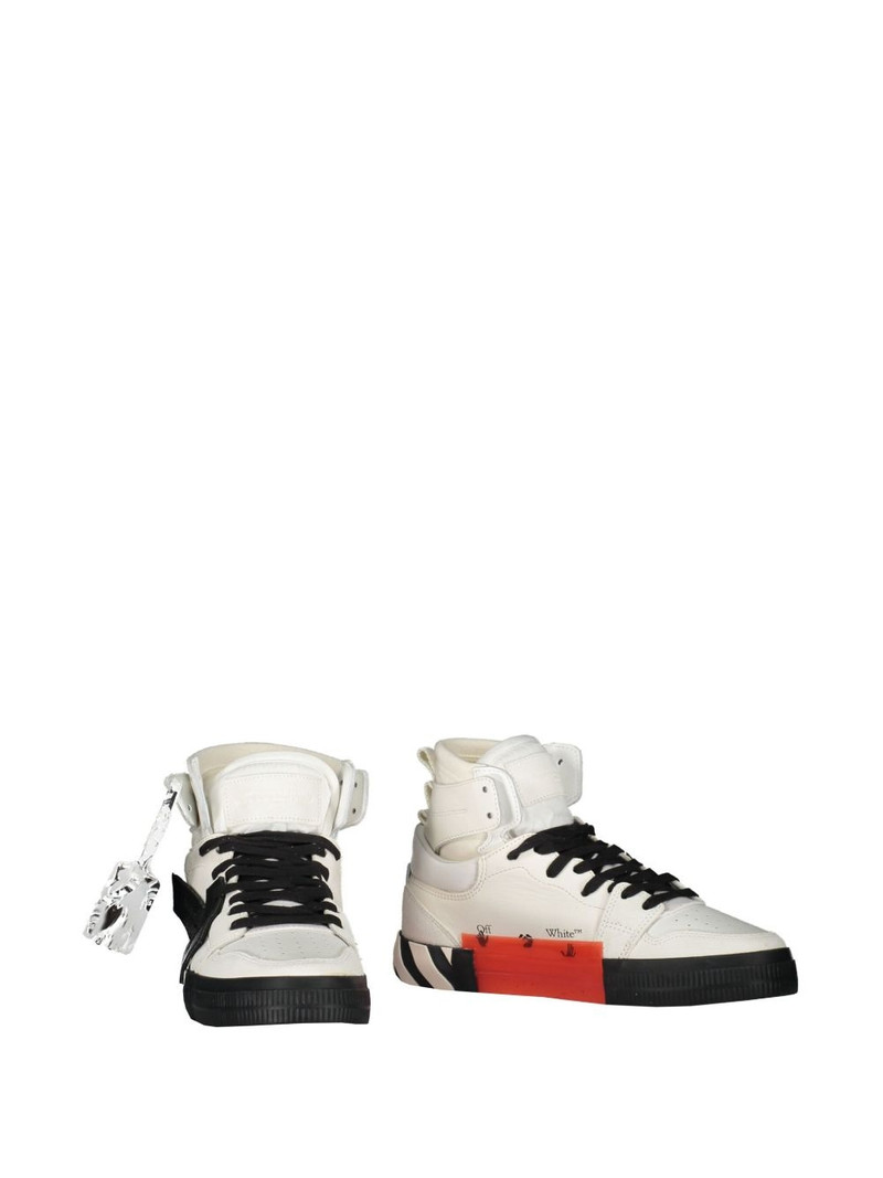 Off-White logo-charm sneakers outlook